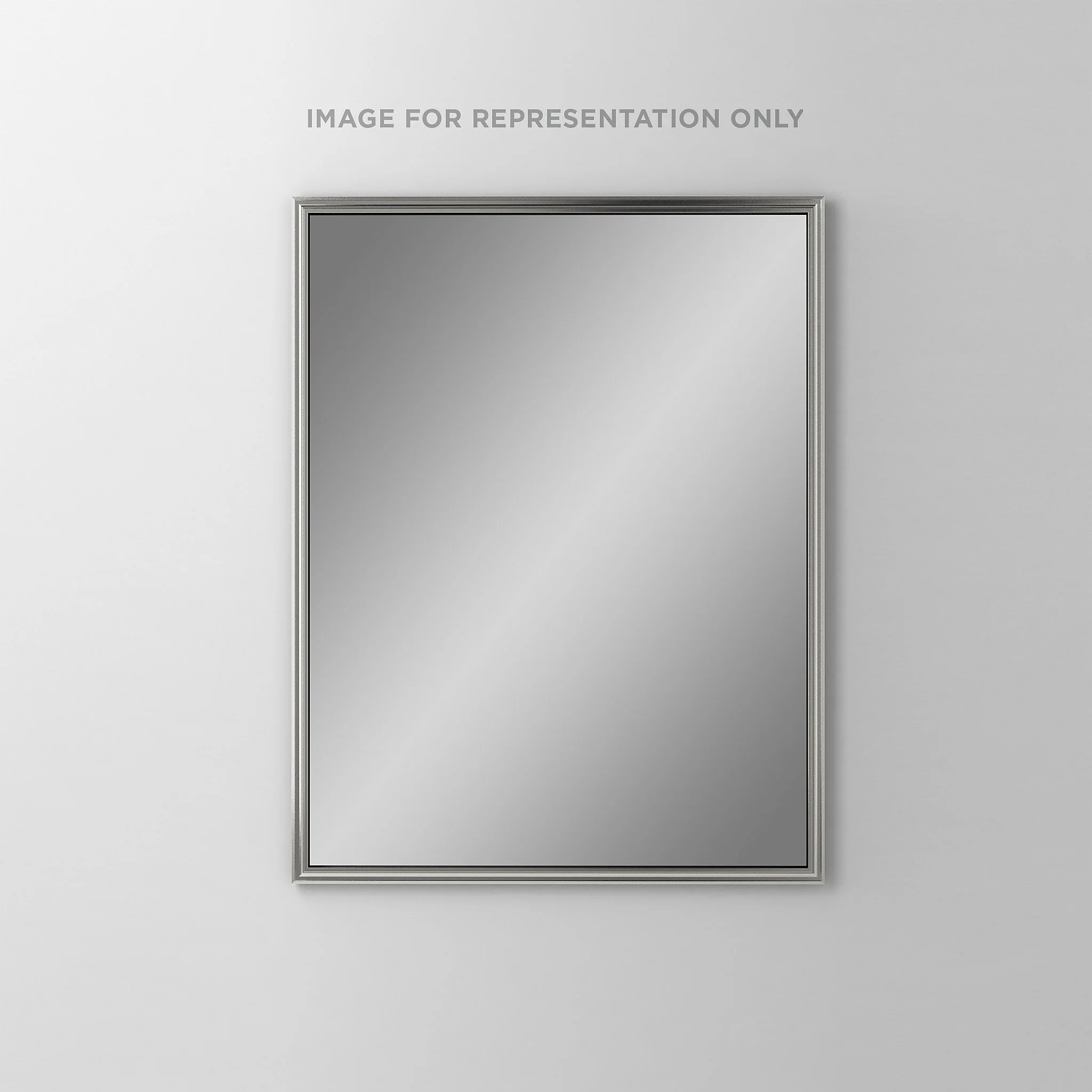 robern DC2430D6RMGRE71 Main Line Cabinet, 24" x 30" x 6", Rosemont Frame, Brushed Nickel, Right Hinge, Electric