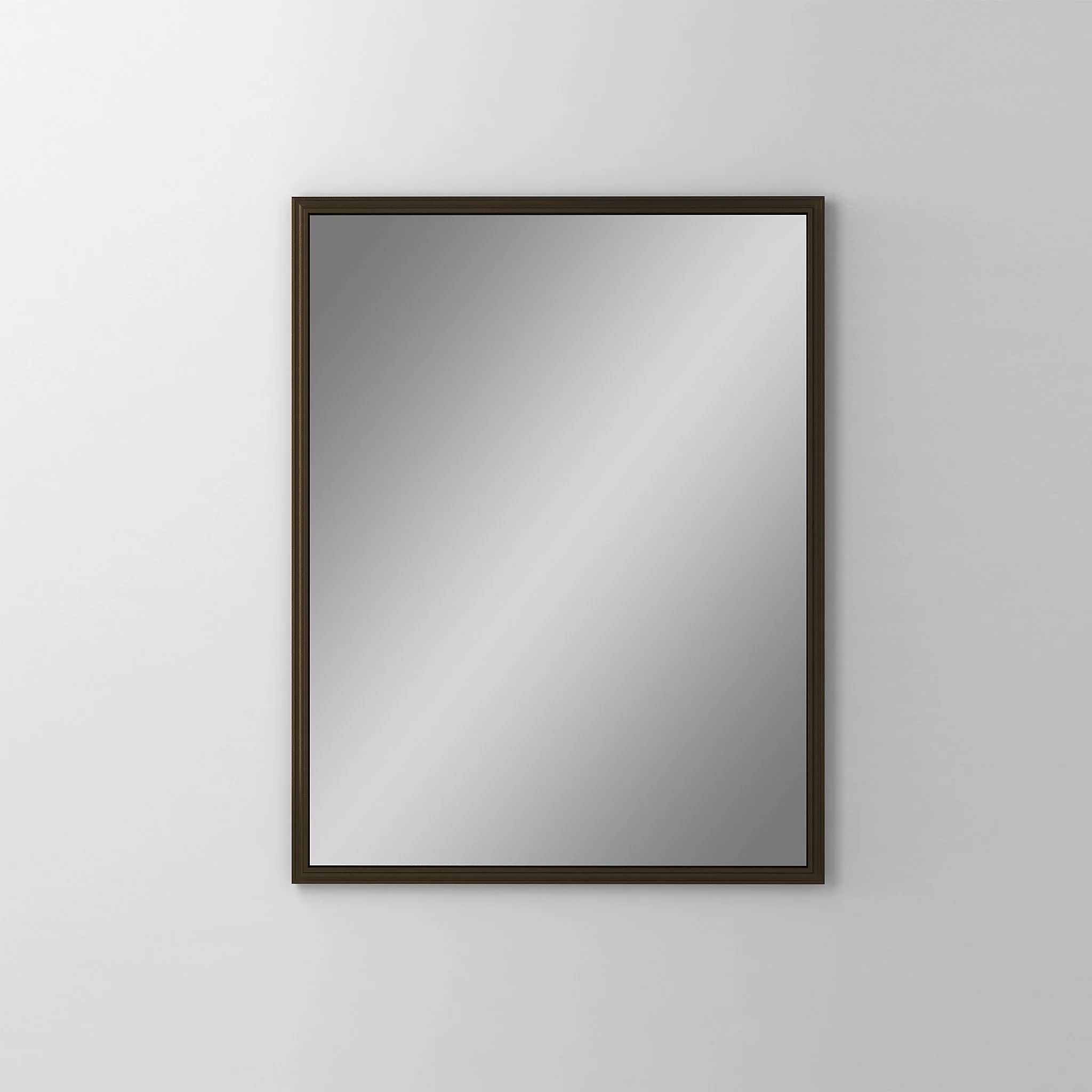 robern DC2430D6RMGRE75 Main Line Cabinet, 24" x 30" x 6", Rosemont Frame, Brushed Bronze, Right Hinge, Electric