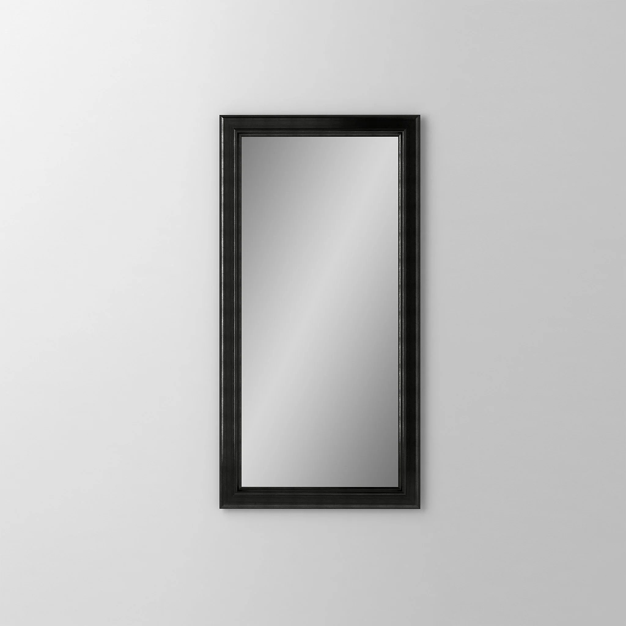 robern DC2440D4BMGLE74 Main Line Cabinet, 24" x 40" x 4", Bryn Mawr Frame, Brushed Black, Left Hinge, Electric