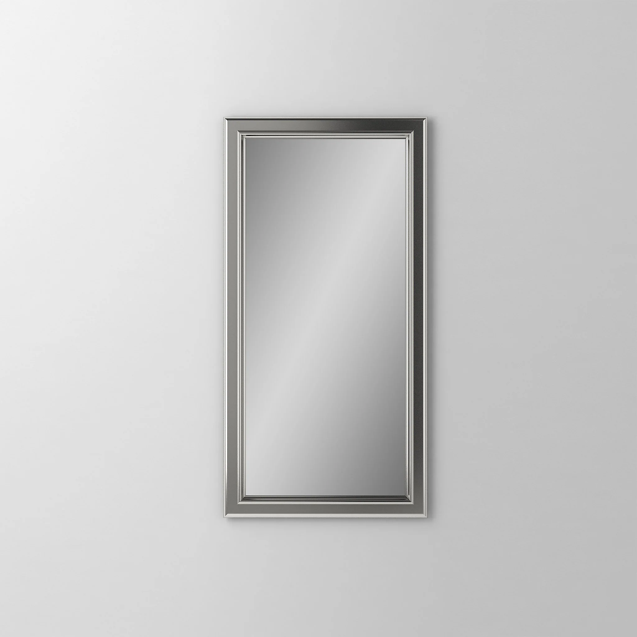 robern DC2440D4BMGRE70 Main Line Cabinet, 24" x 40" x 4", Bryn Mawr Frame, Satin Nickel, Right Hinge, Electric