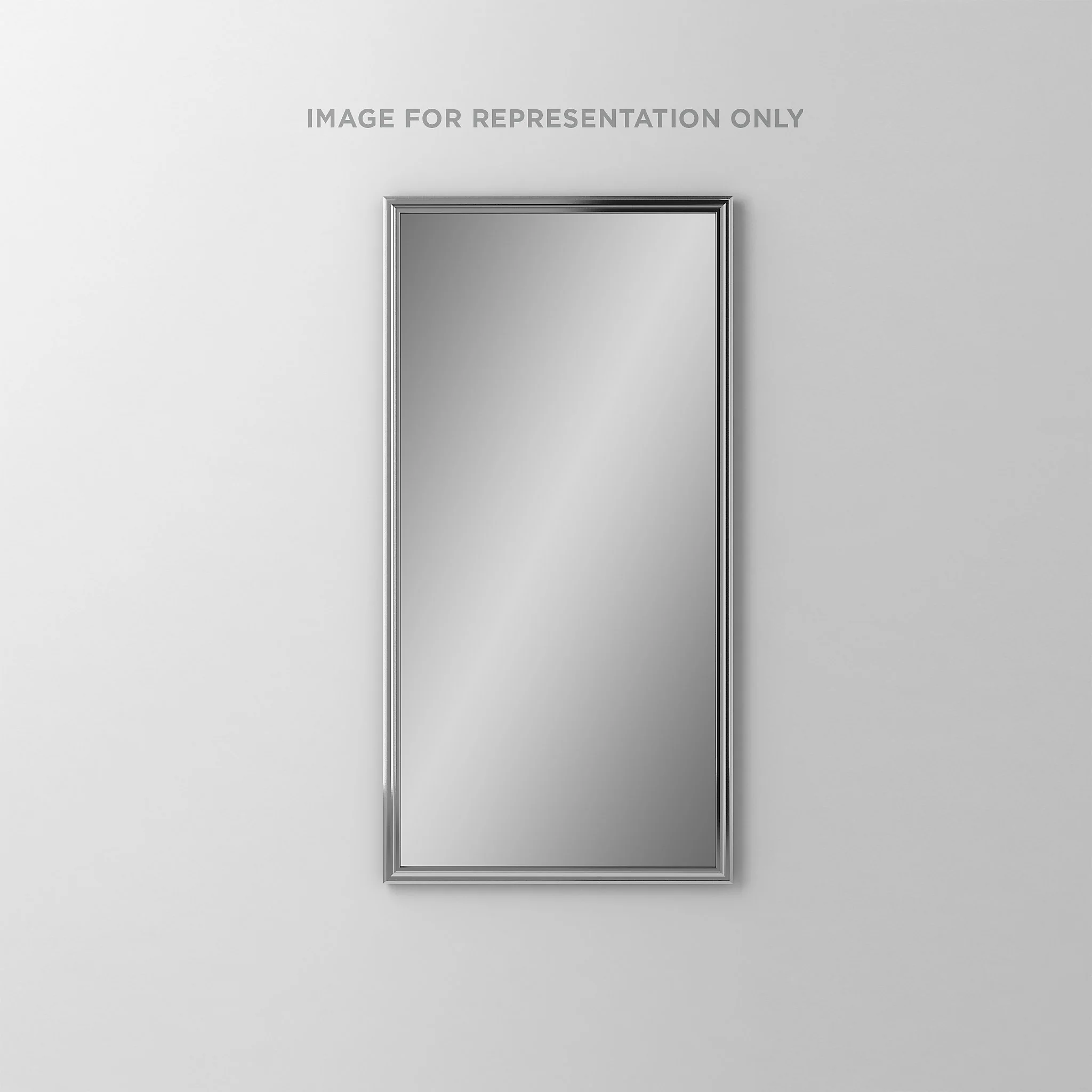 robern DM1630RM79 Main Line Mirror, 16" x 30" x 1-5/8", Rosemont Frame, White