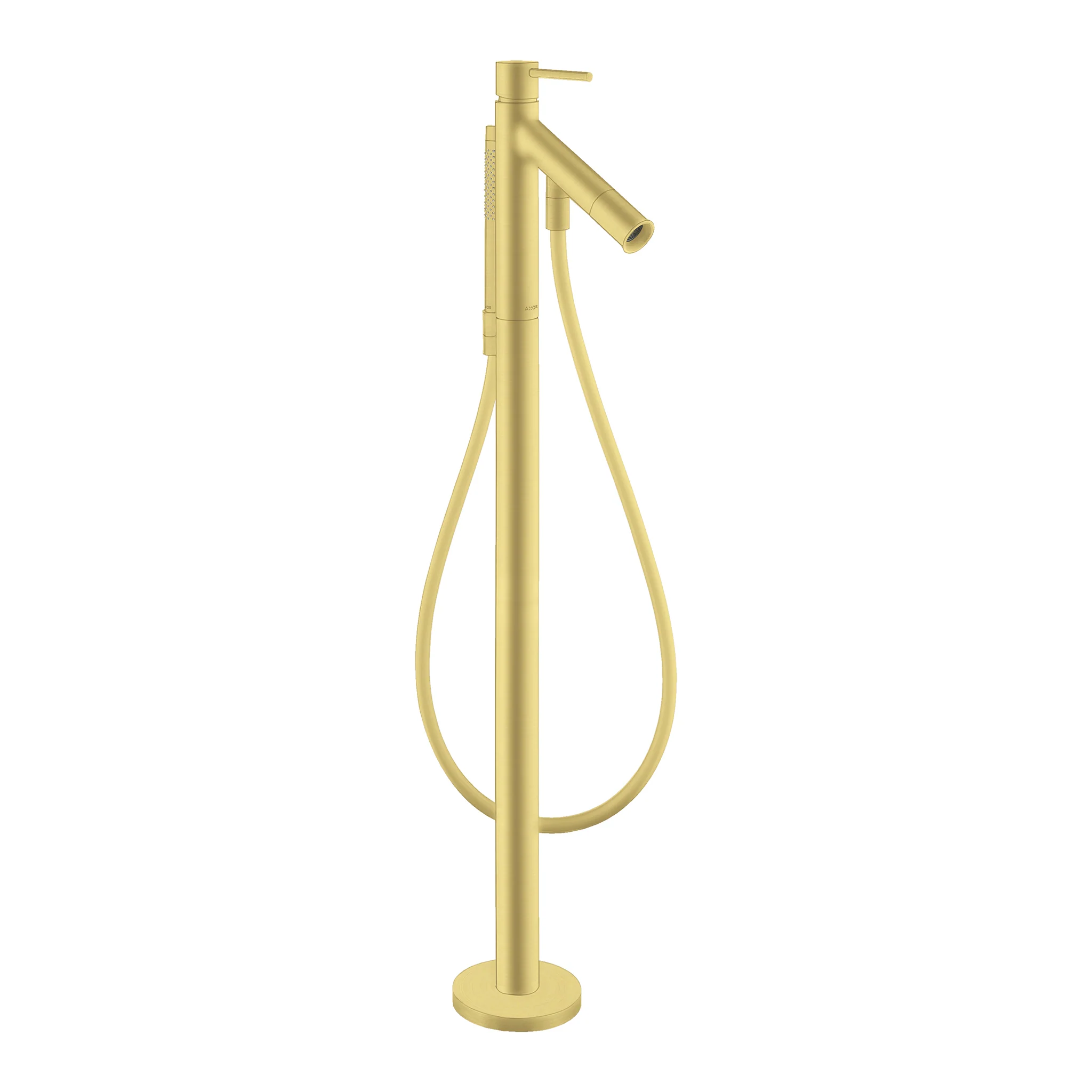 AXOR Starck Freestanding Tub Filler Trim with Lever Handle and 1.75 GPM Handshower - Image 2
