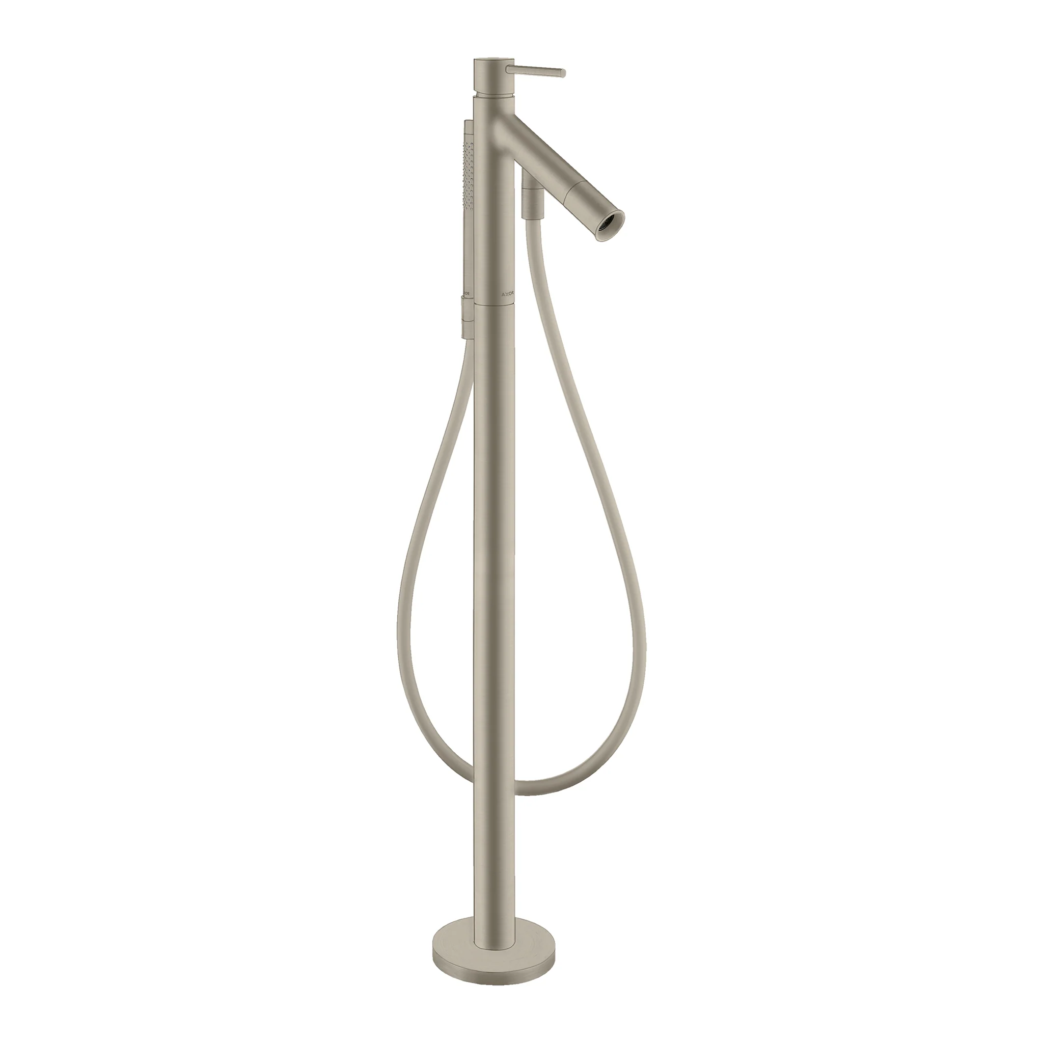 AXOR Starck Freestanding Tub Filler Trim with Lever Handle and 1.75 GPM Handshower - Image 4