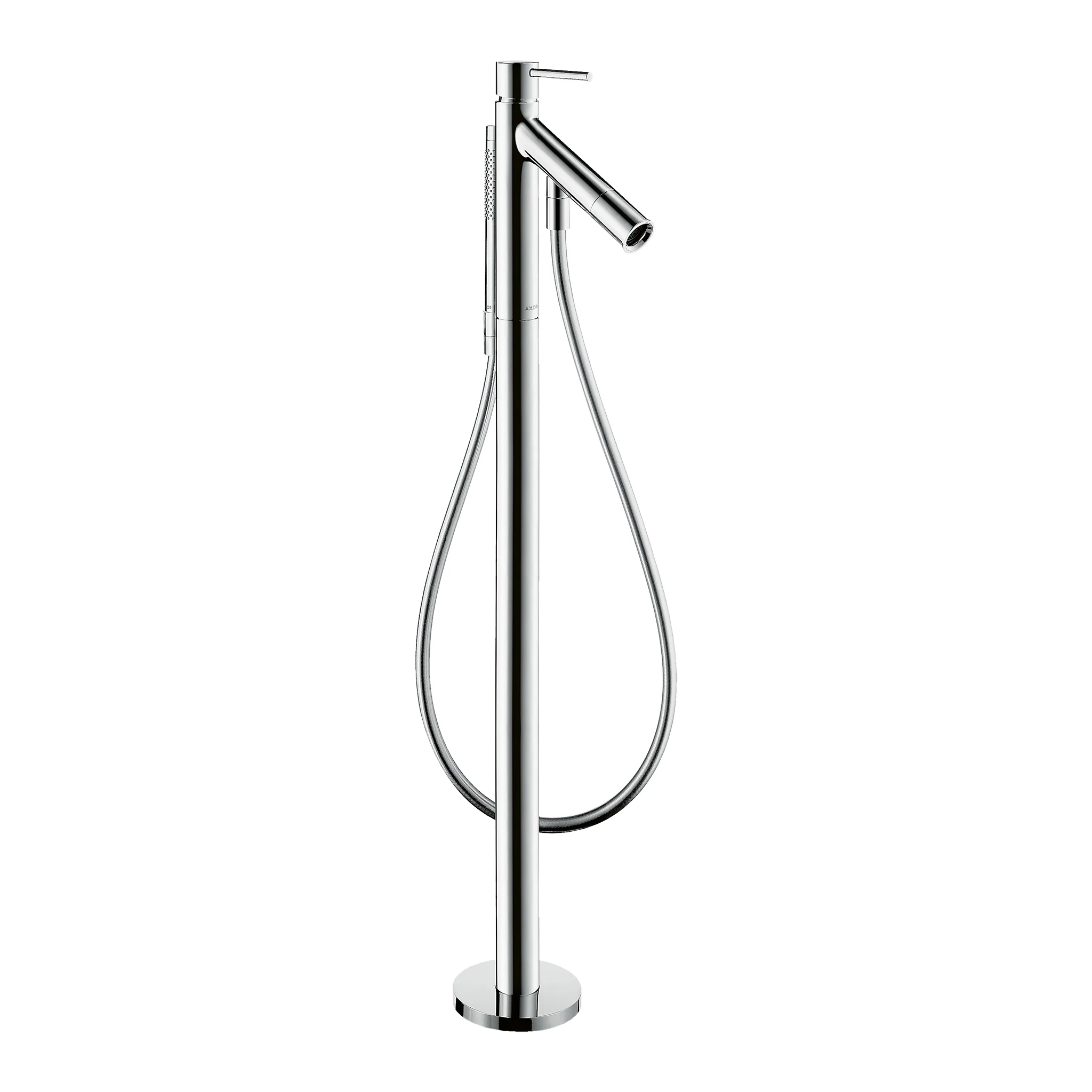 AXOR Starck Freestanding Tub Filler Trim with 1.75 GPM Handshower