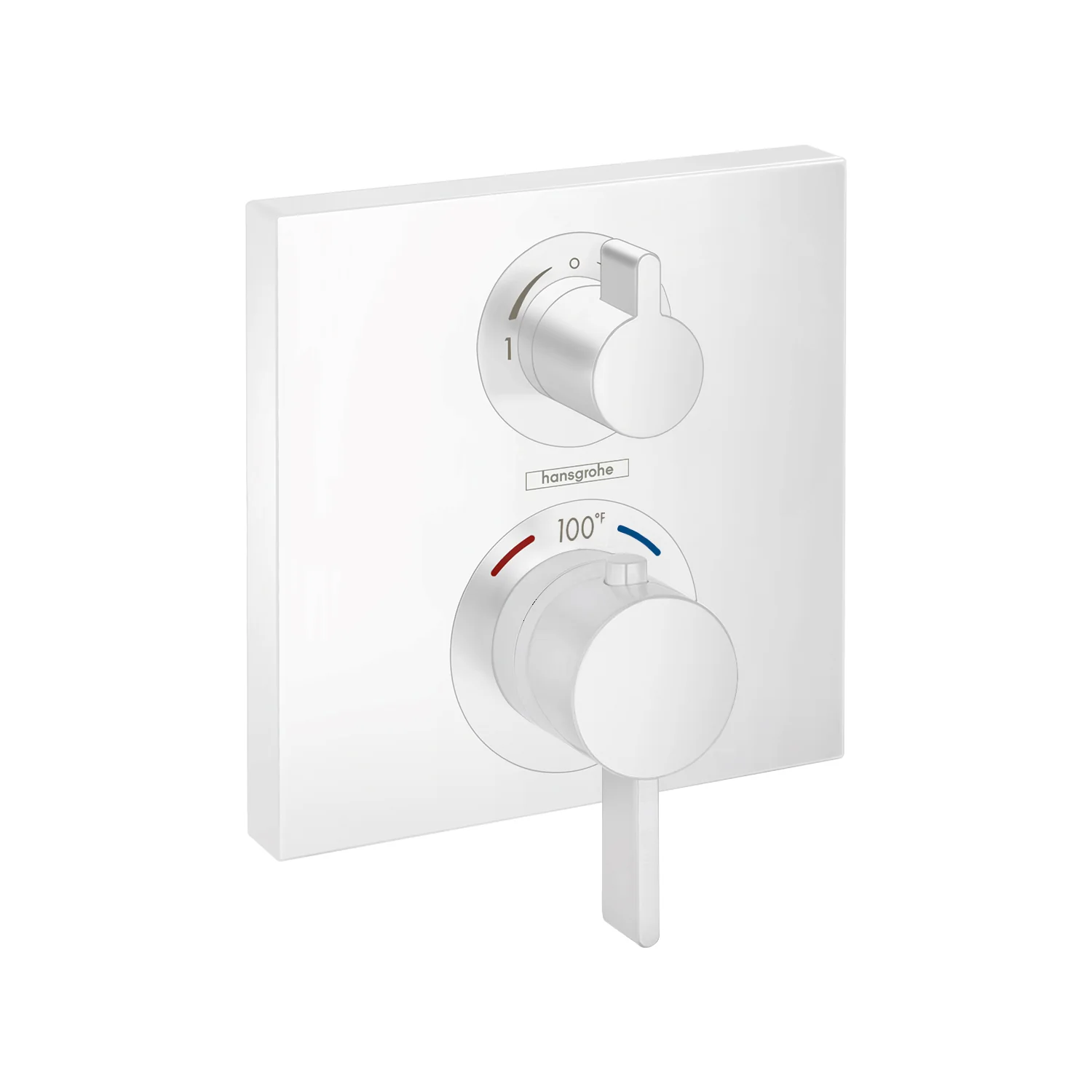 hansgrohe Ecostat Square Thermostatic Trim with Volume Control - Image 5
