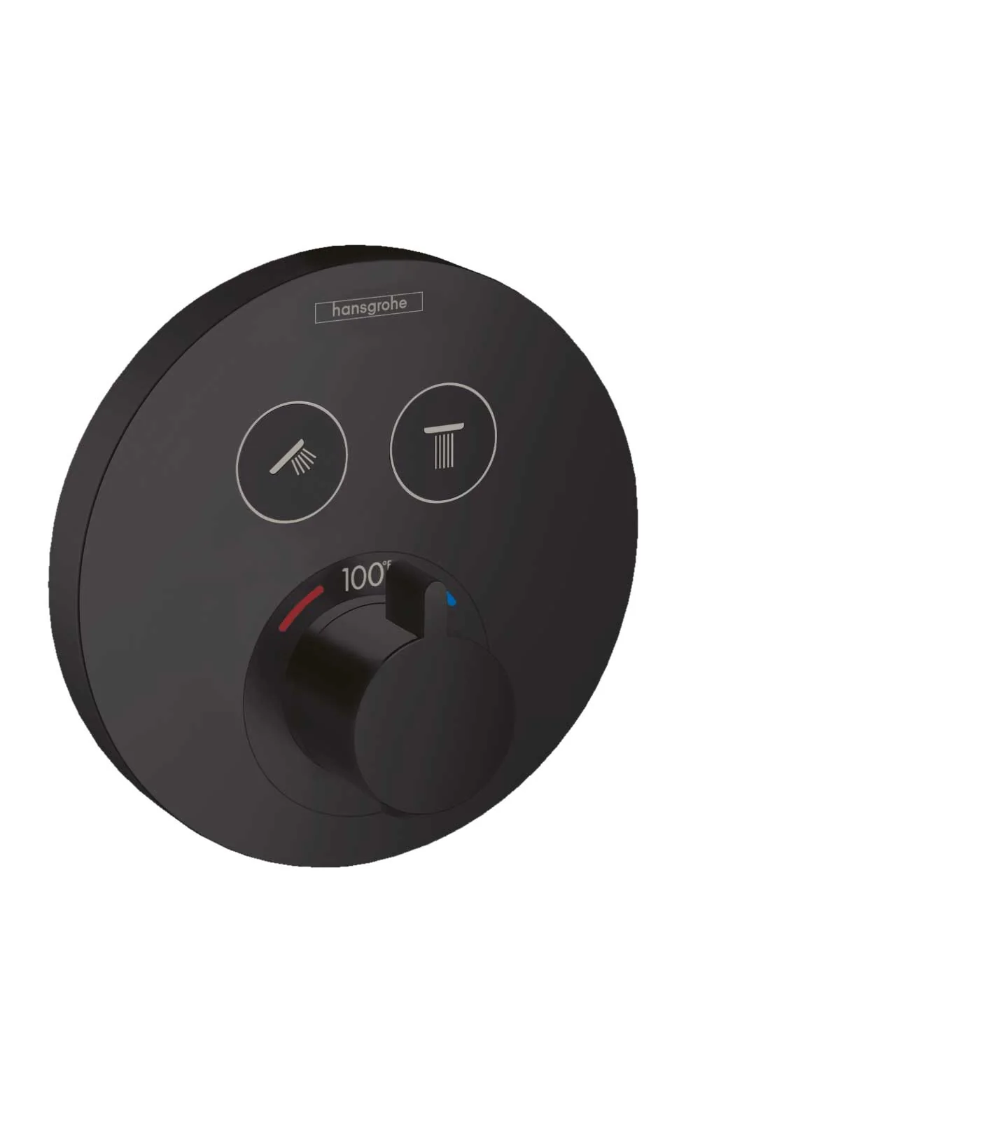 hansgrohe ShowerSelect S Thermostatic Trim for 2 Functions, Round - Image 4