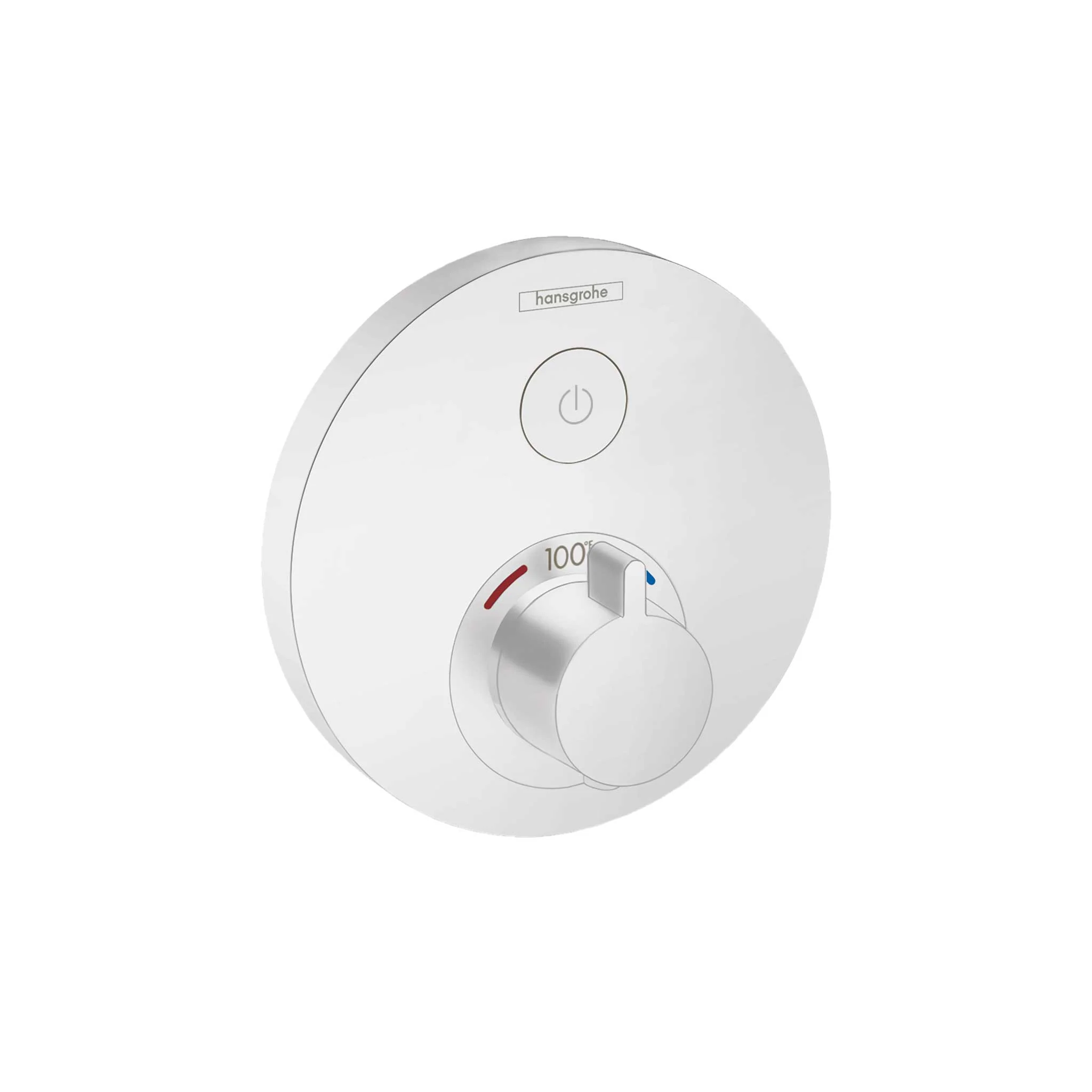 hansgrohe ShowerSelect S Thermostatic Trim for 1 Function, Round - Image 5
