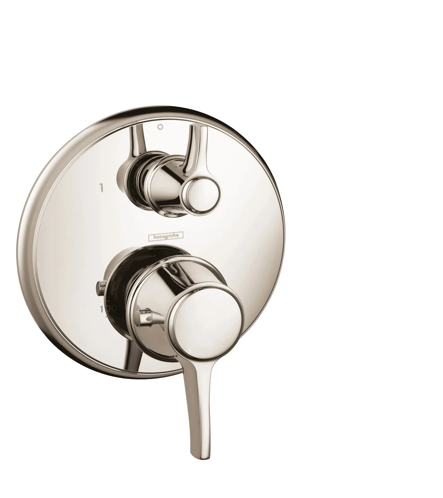 hansgrohe Ecostat Classic Thermostatic Trim with Volume Control, Round - Image 3