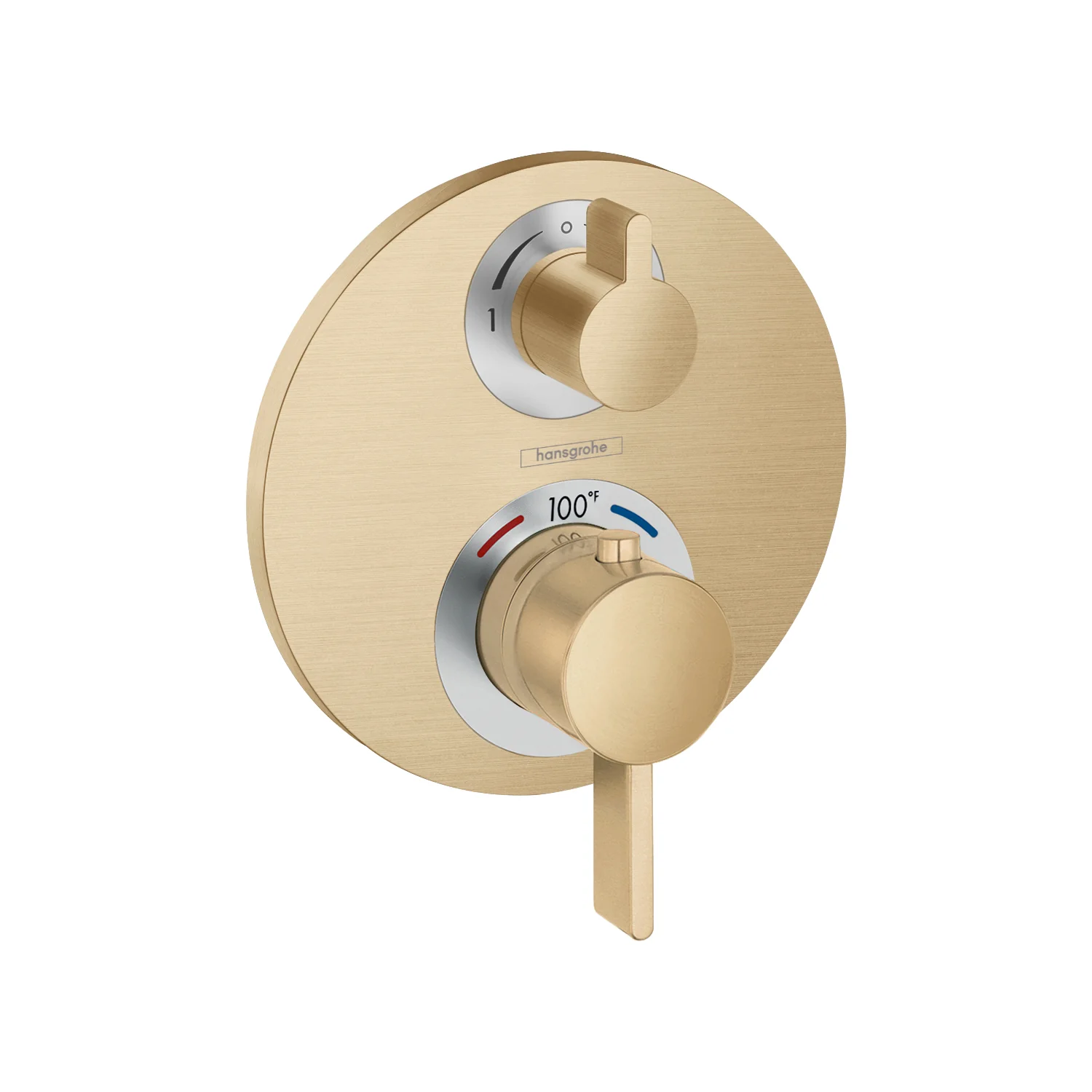 hansgrohe Ecostat S Thermostatic Trim with Volume Control and Diverter - Image 2