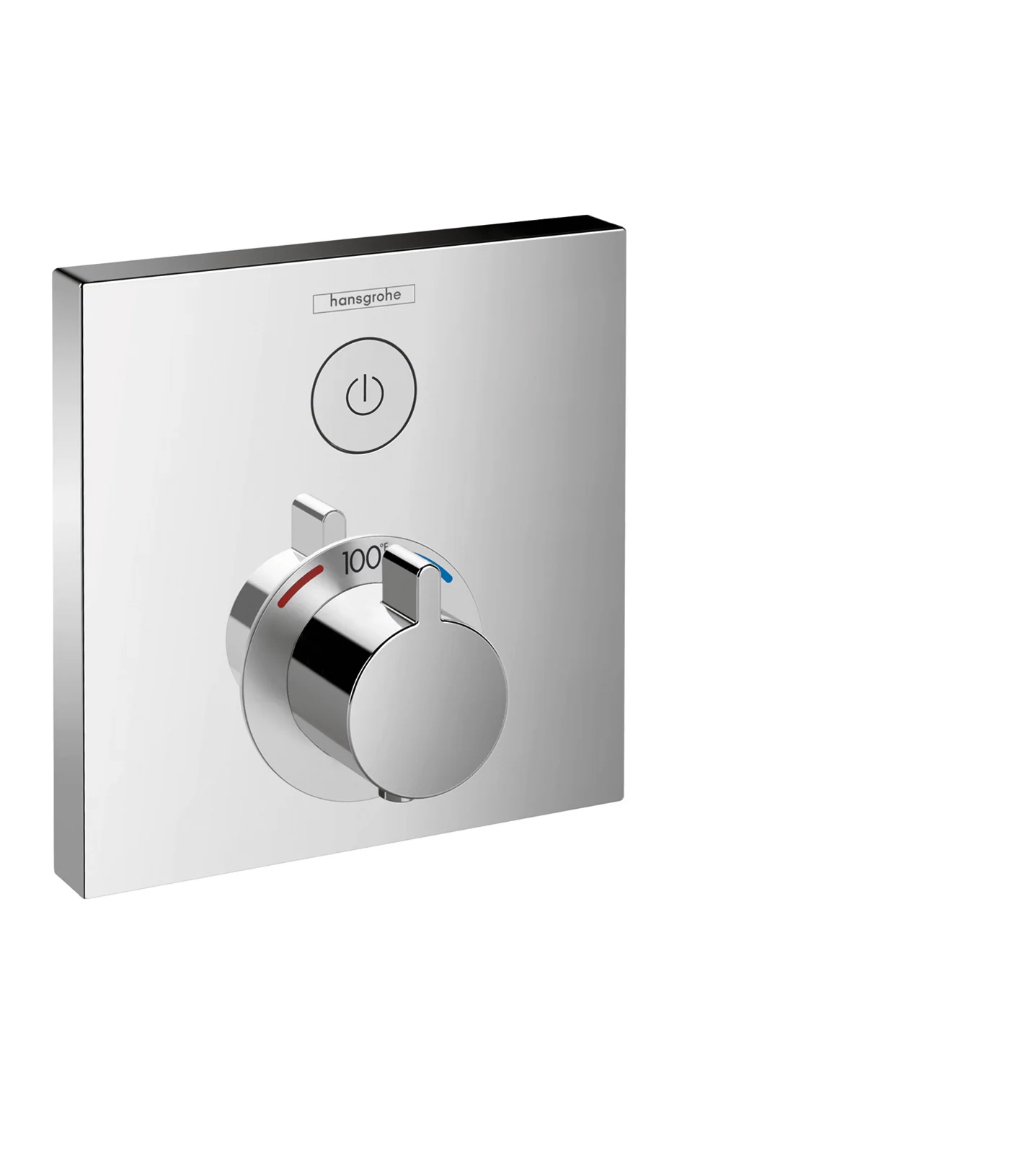 hansgrohe ShowerSelect Thermostatic Trim for 1 Function, Square