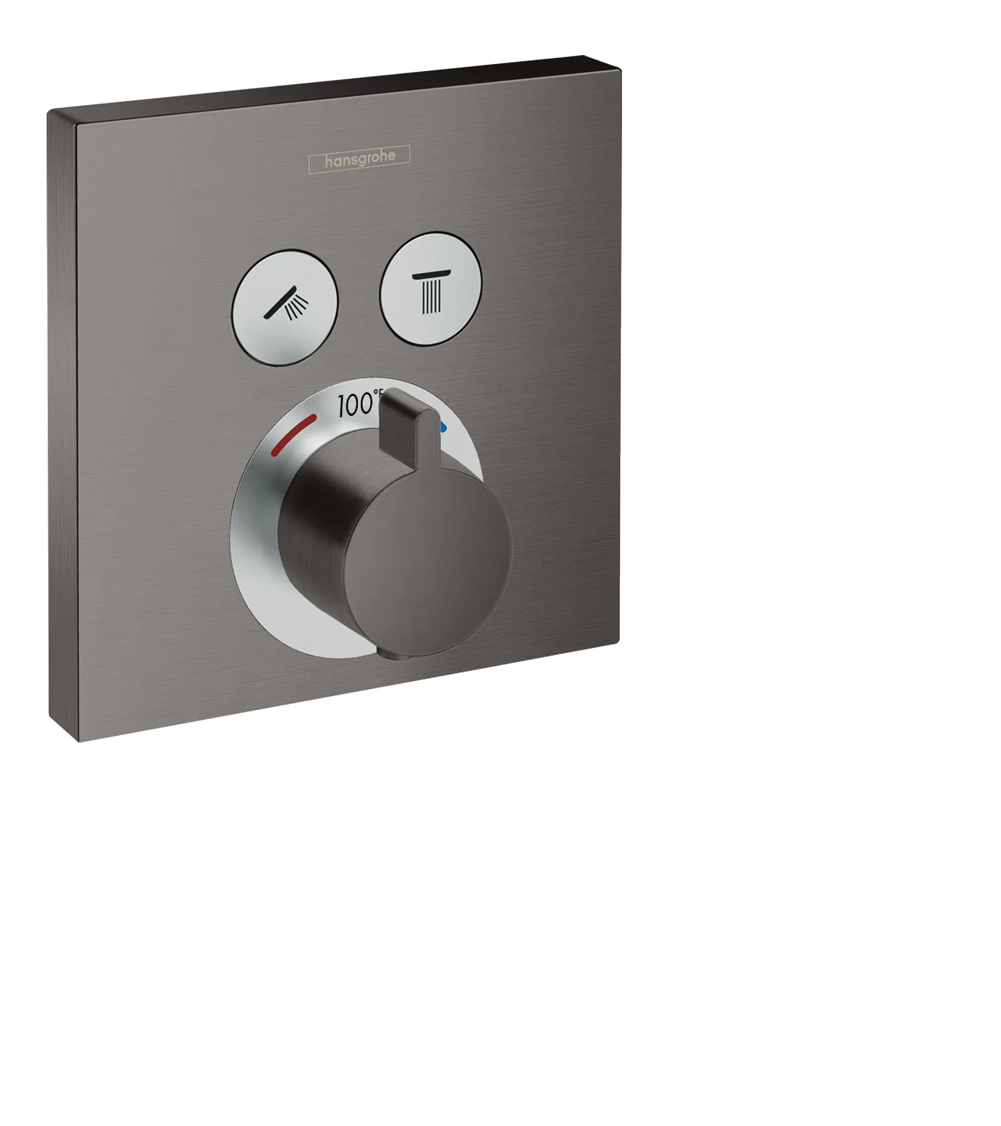 hansgrohe ShowerSelect Thermostatic Trim for 2 Functions, Square - Image 3