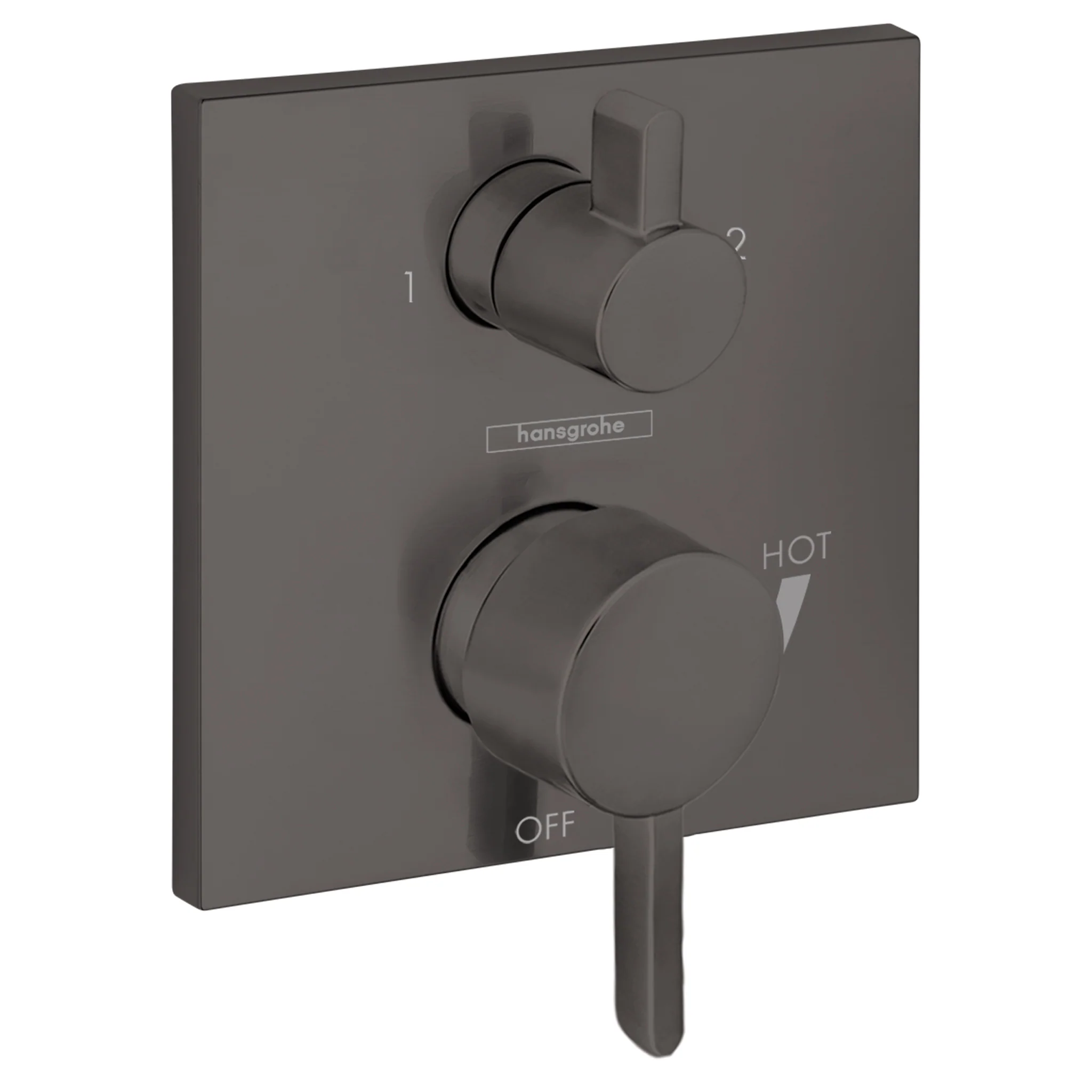 hansgrohe Ecostat Pressure Balance Trim Square with Diverter - Image 3