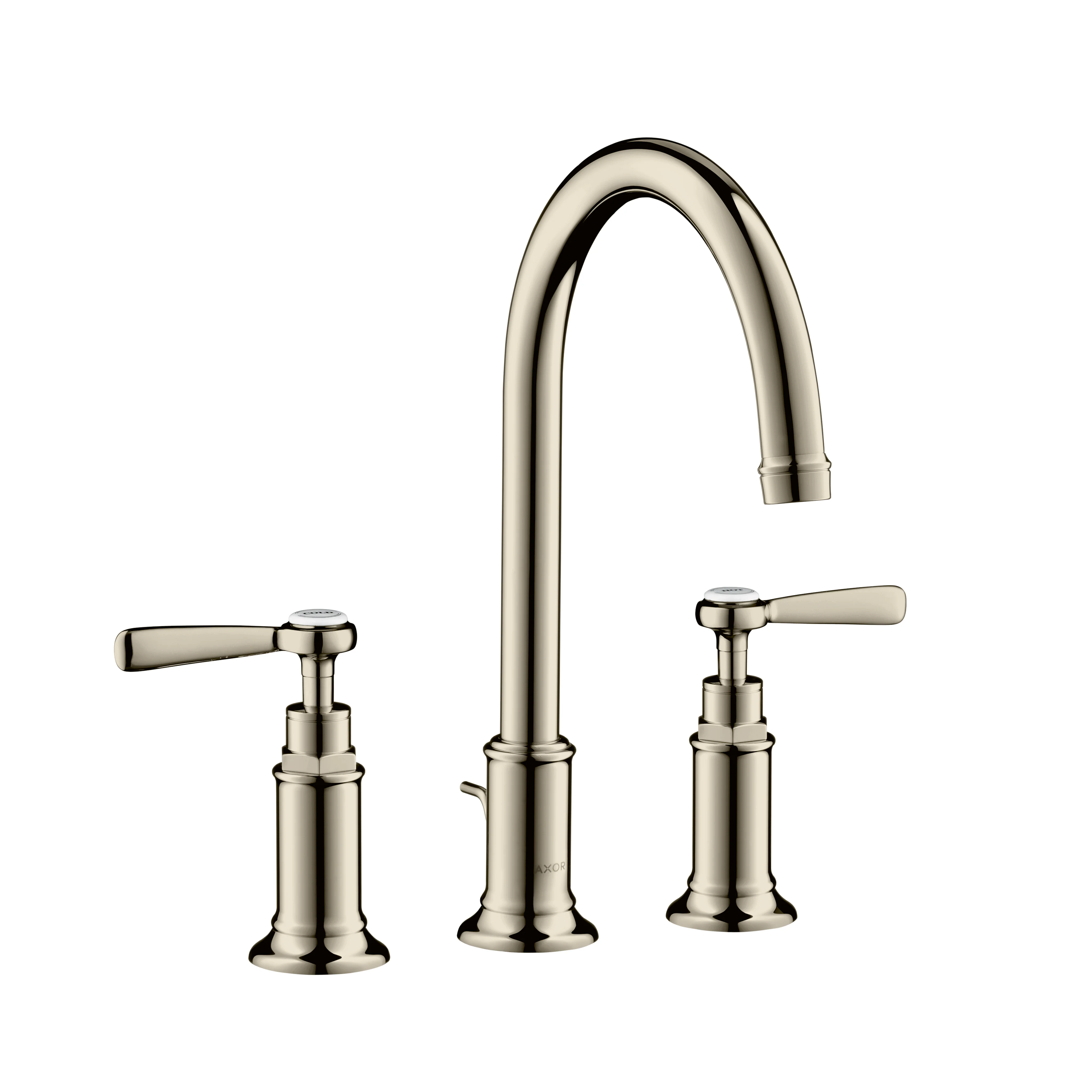 AXOR Montreux Widespread Faucet 180 with Lever Handles and Pop-Up Drain, 1.2 GPM - Image 5