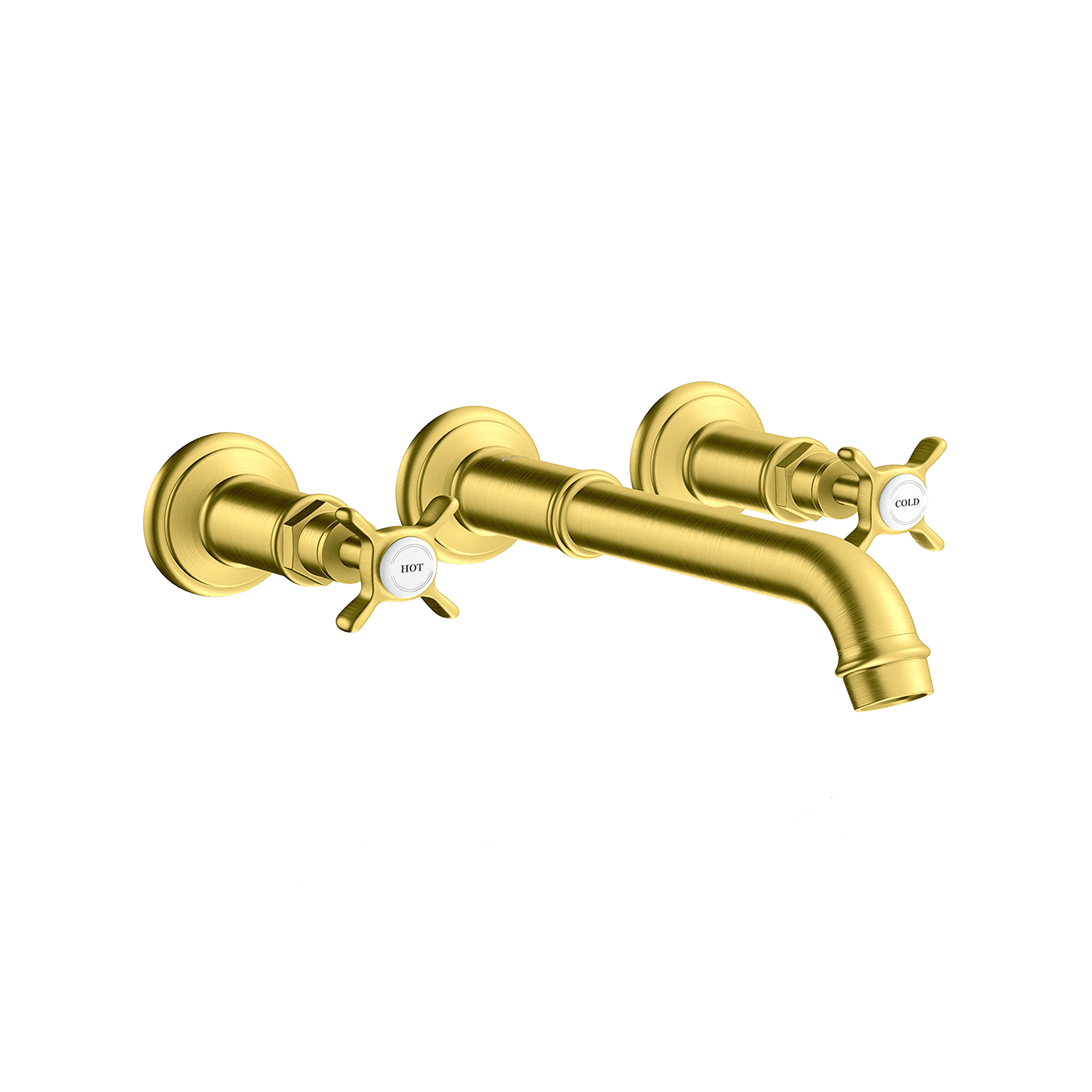 AXOR Montreux Wall-Mounted Widespread Faucet Trim with Cross Handles, 1.2 GPM - Image 2