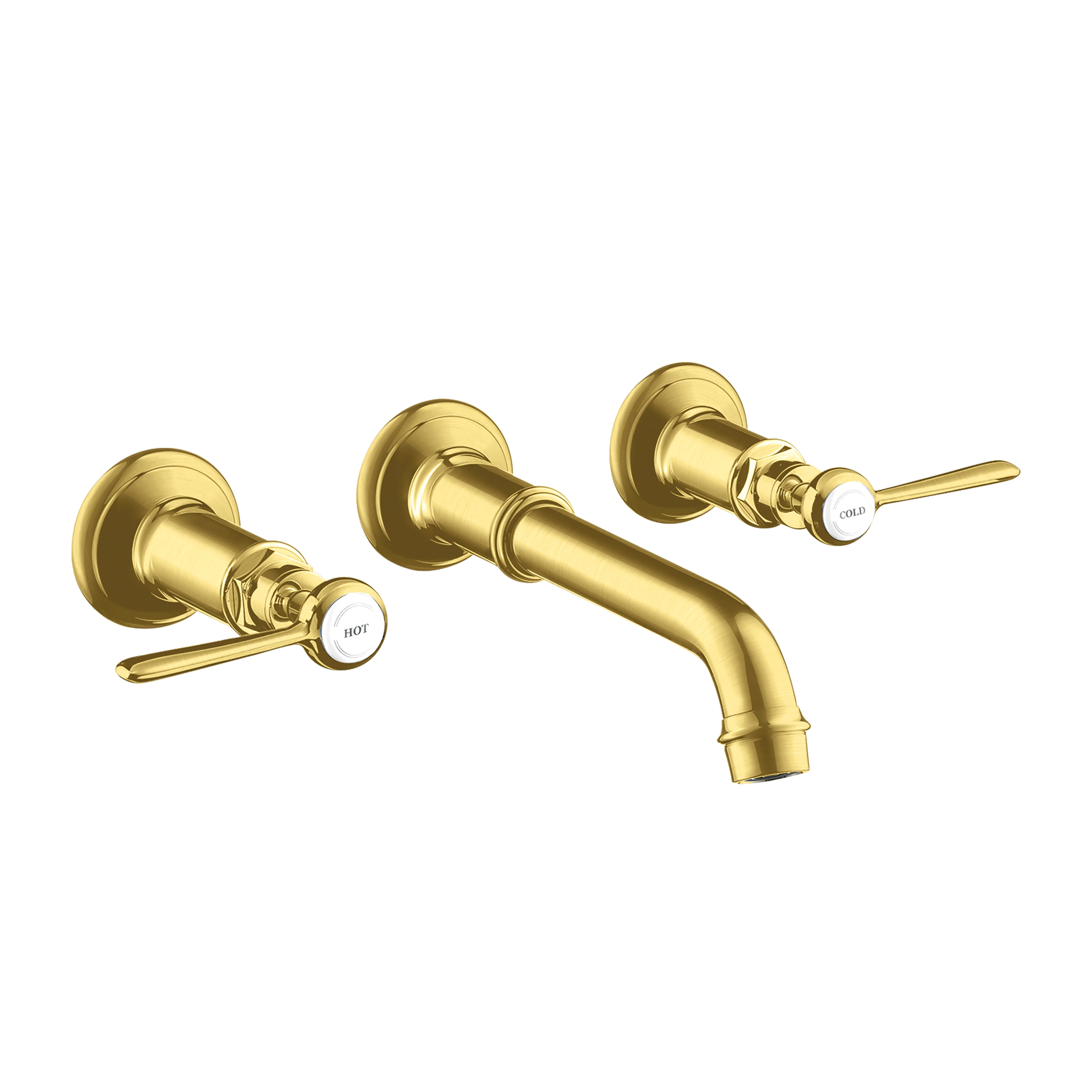 AXOR Montreux Wall-Mounted Widespread Faucet Trim with Lever Handles, 1.2 GPM - Image 2