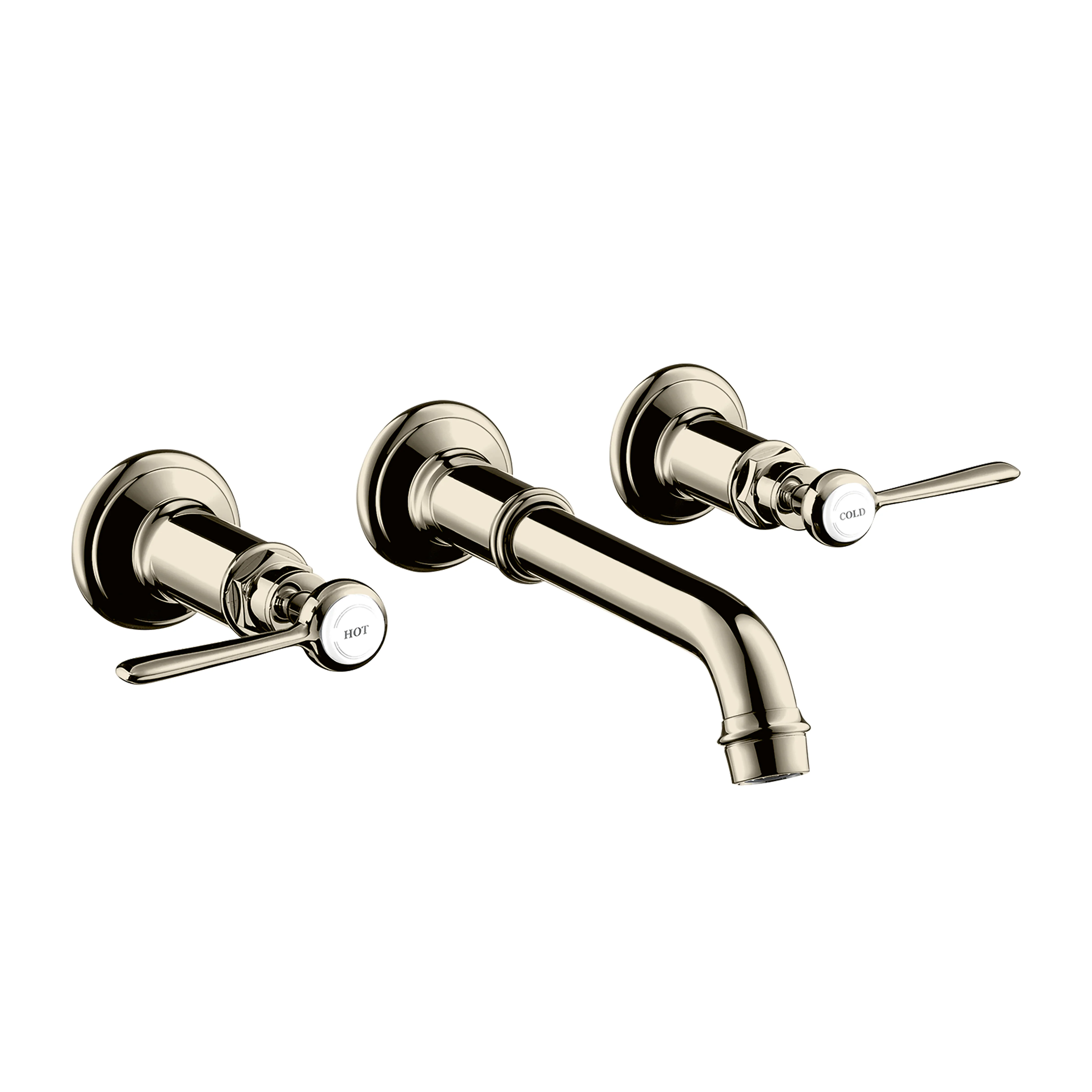AXOR Montreux Wall-Mounted Widespread Faucet Trim with Lever Handles, 1.2 GPM - Image 5