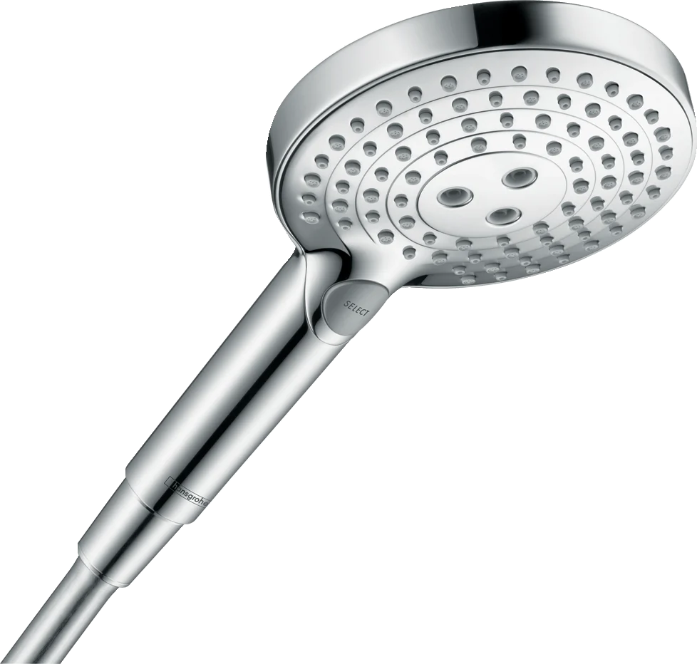 hansgrohe Raindance Select S Handshower 120 3-Jet PowderRain, 1.75 GPM