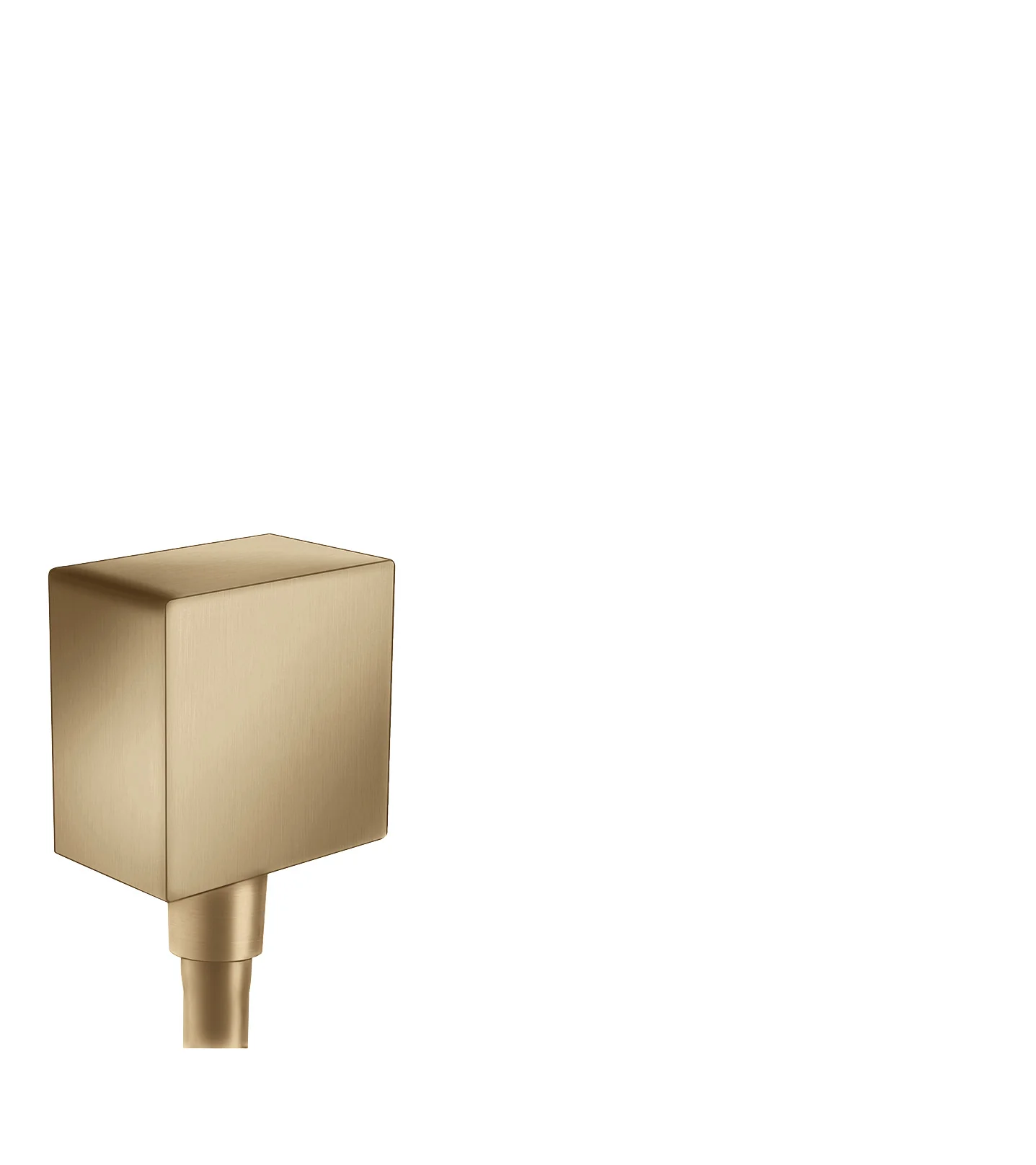 hansgrohe FixFit Wall Outlet Square with Check Valves - Image 2