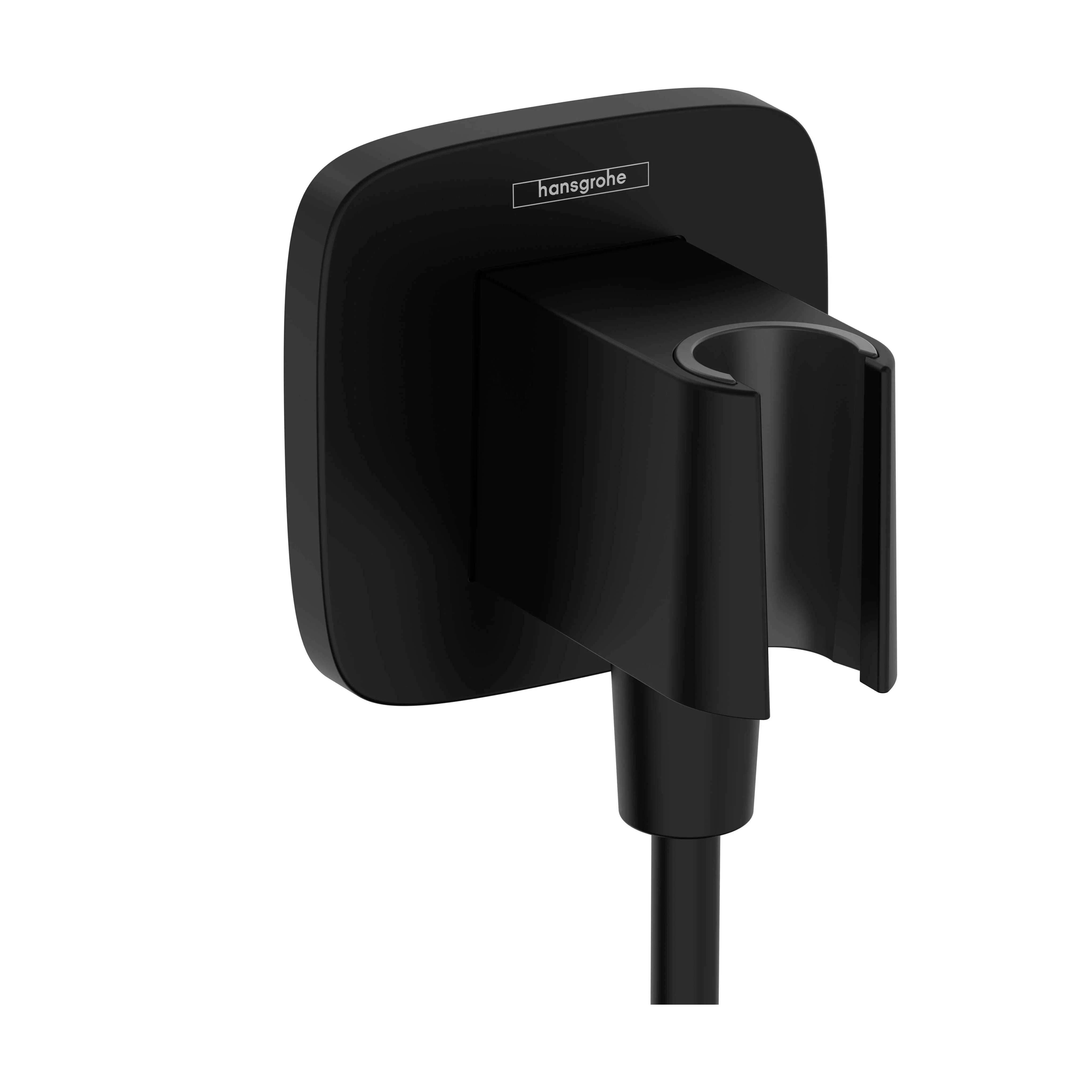 hansgrohe FixFit Q Wall Outlet with Handshower Holder - Image 4