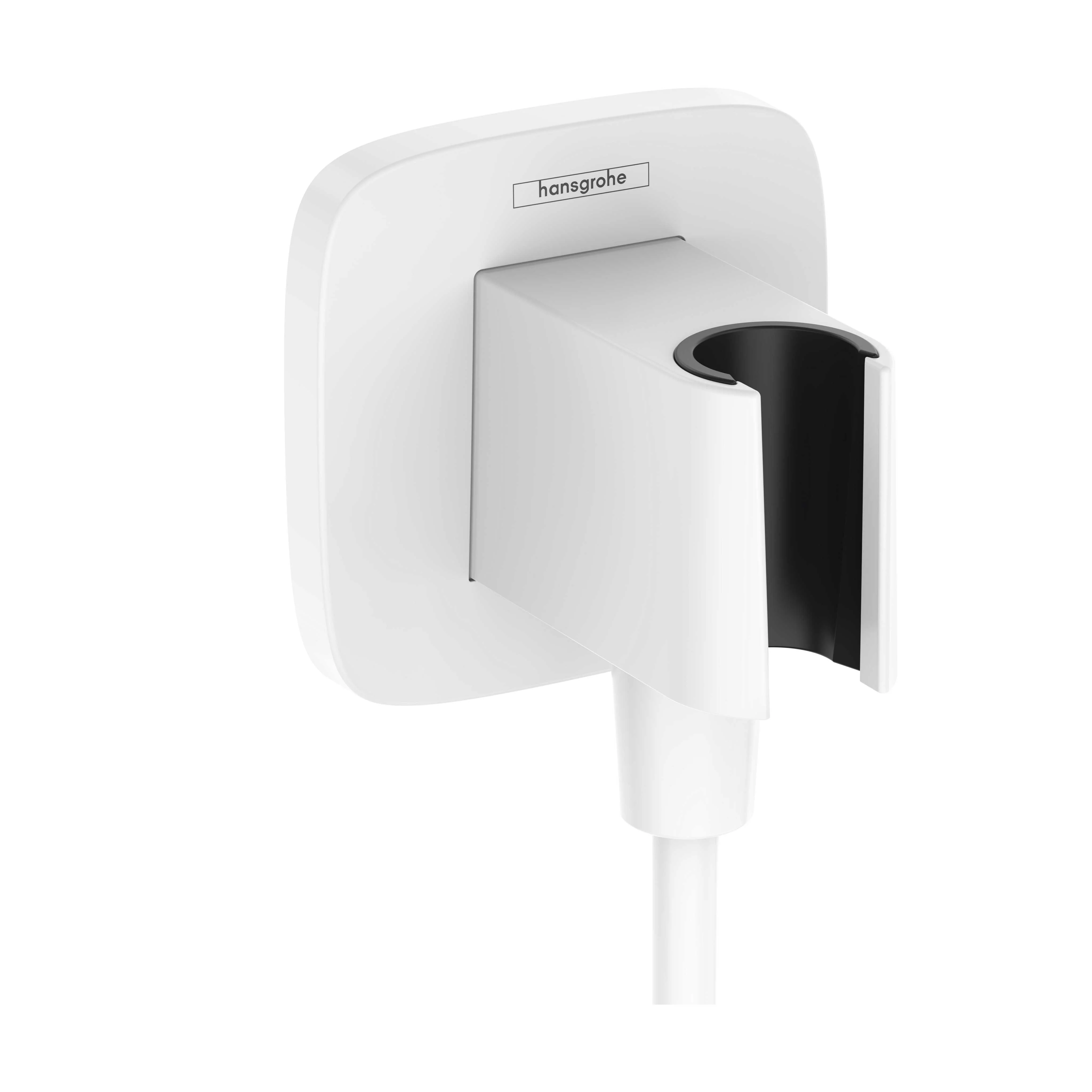hansgrohe FixFit Q Wall Outlet with Handshower Holder - Image 5