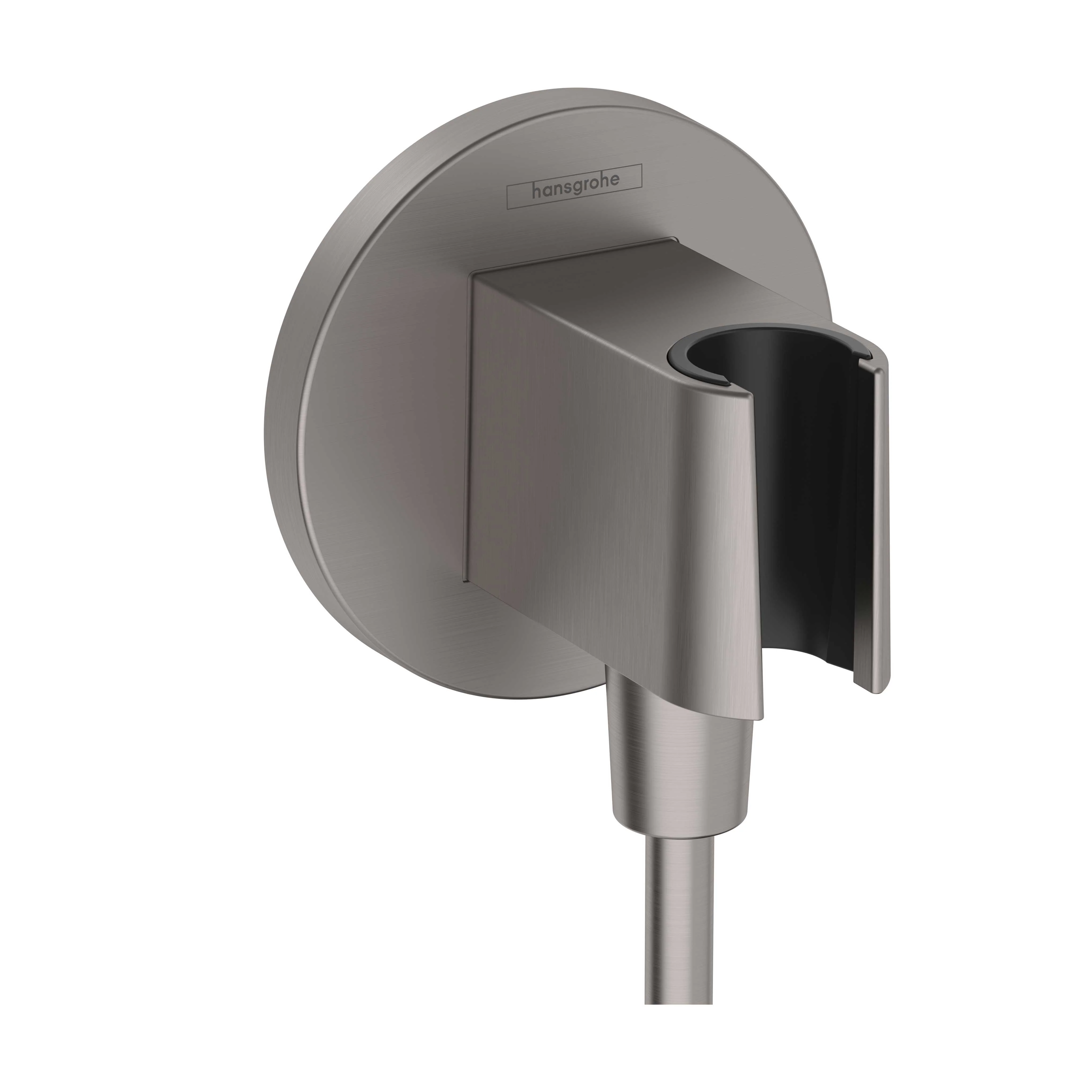 hansgrohe FixFit S Wall Outlet with Handshower Holder - Image 3