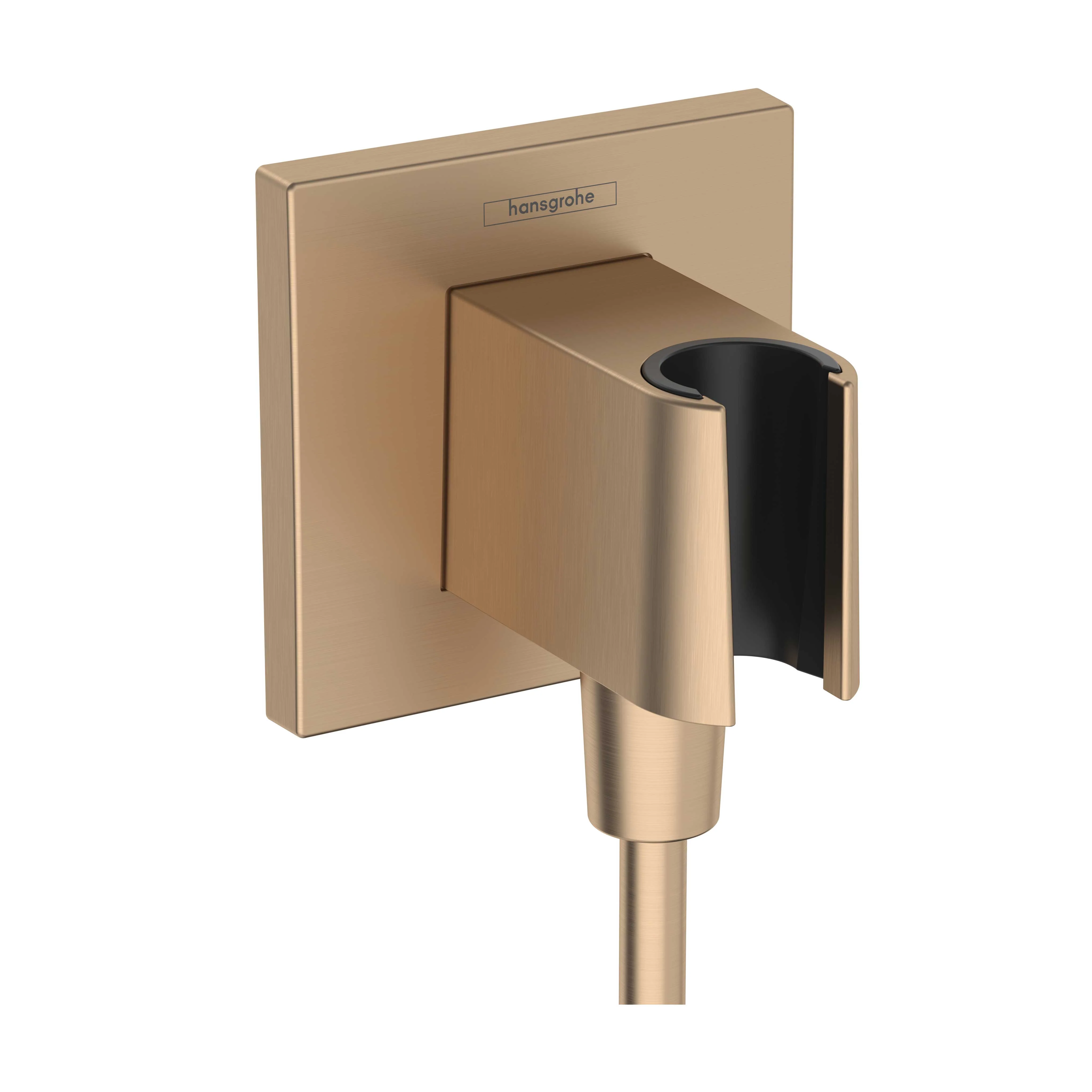 hansgrohe FixFit E Wall Outlet with Handshower Holder - Image 2