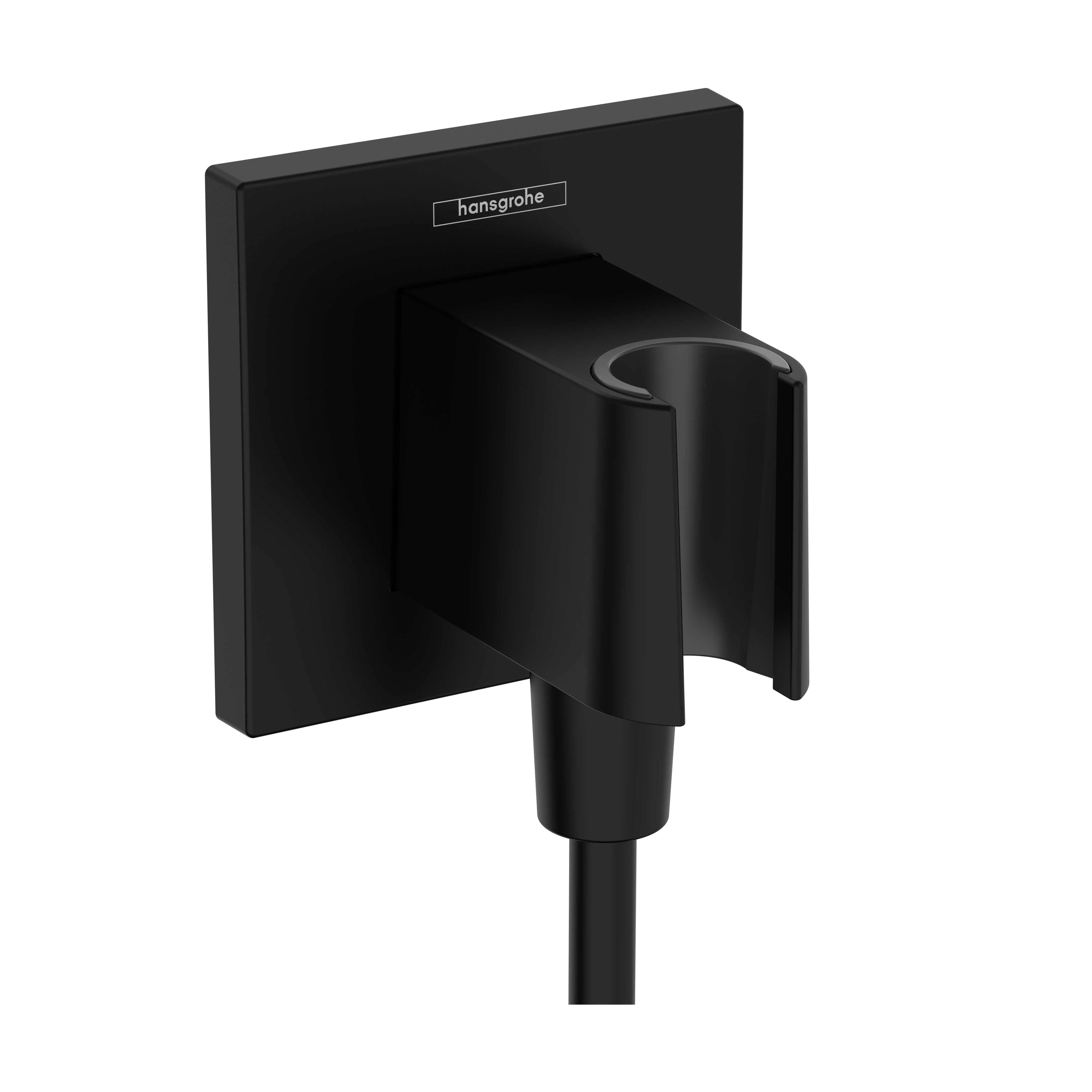hansgrohe FixFit E Wall Outlet with Handshower Holder - Image 4