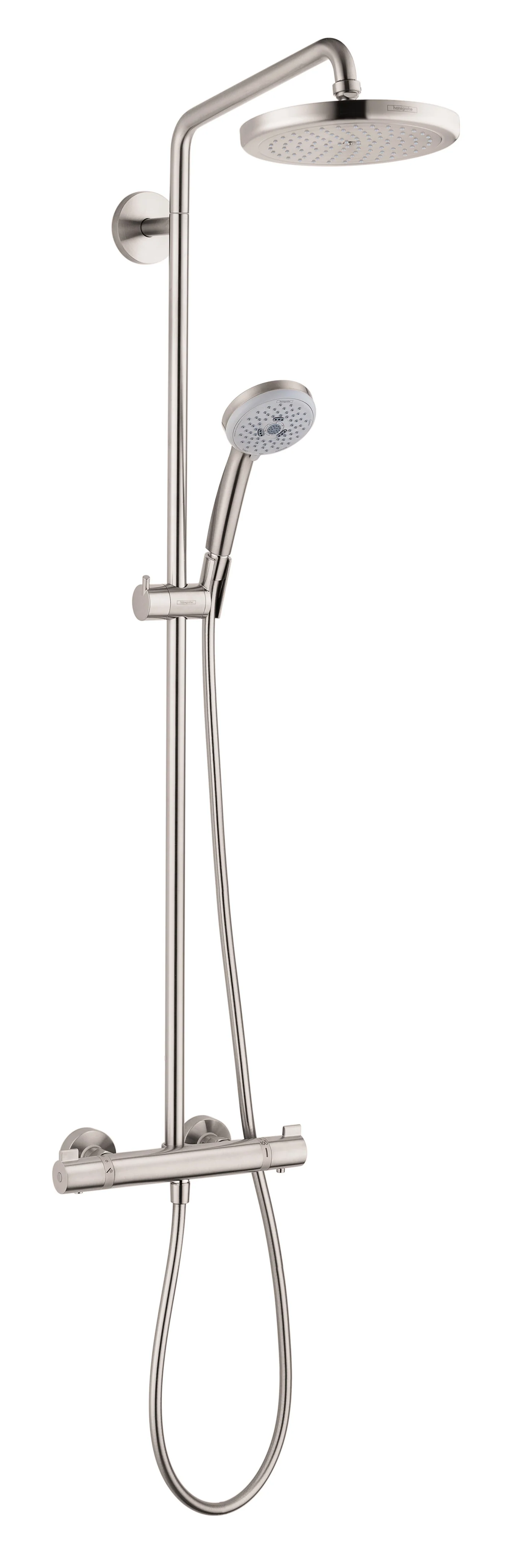 hansgrohe Croma Showerpipe 220 1-Jet, 2.5 GPM - Image 2
