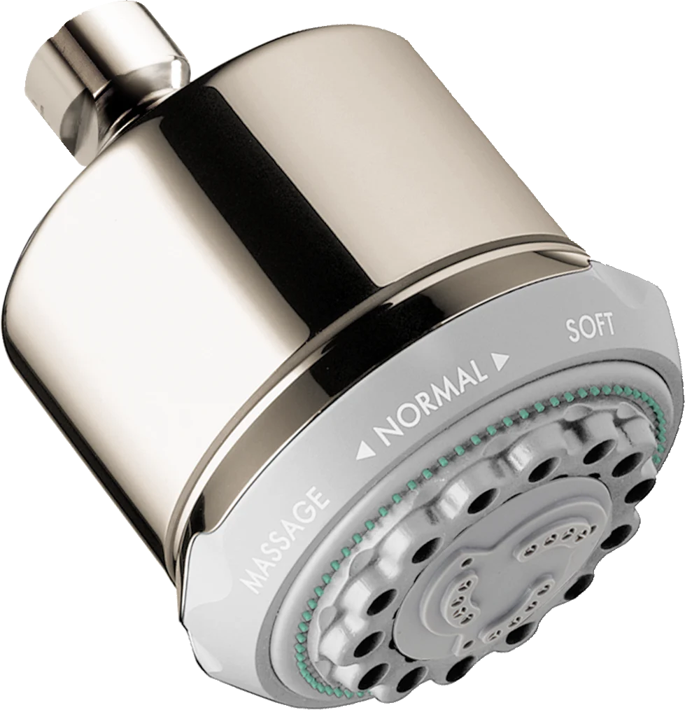 hansgrohe Clubmaster Showerhead 3-Jet, 2.5 GPM - Image 5