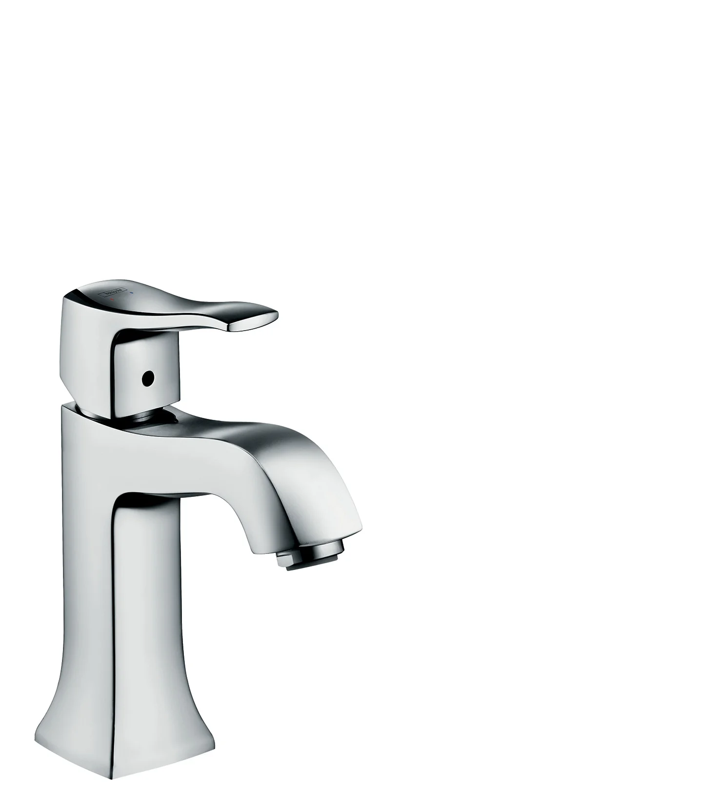 hansgrohe Metris C Single-Hole Faucet 100 with Pop-Up Drain, 1.2 GPM