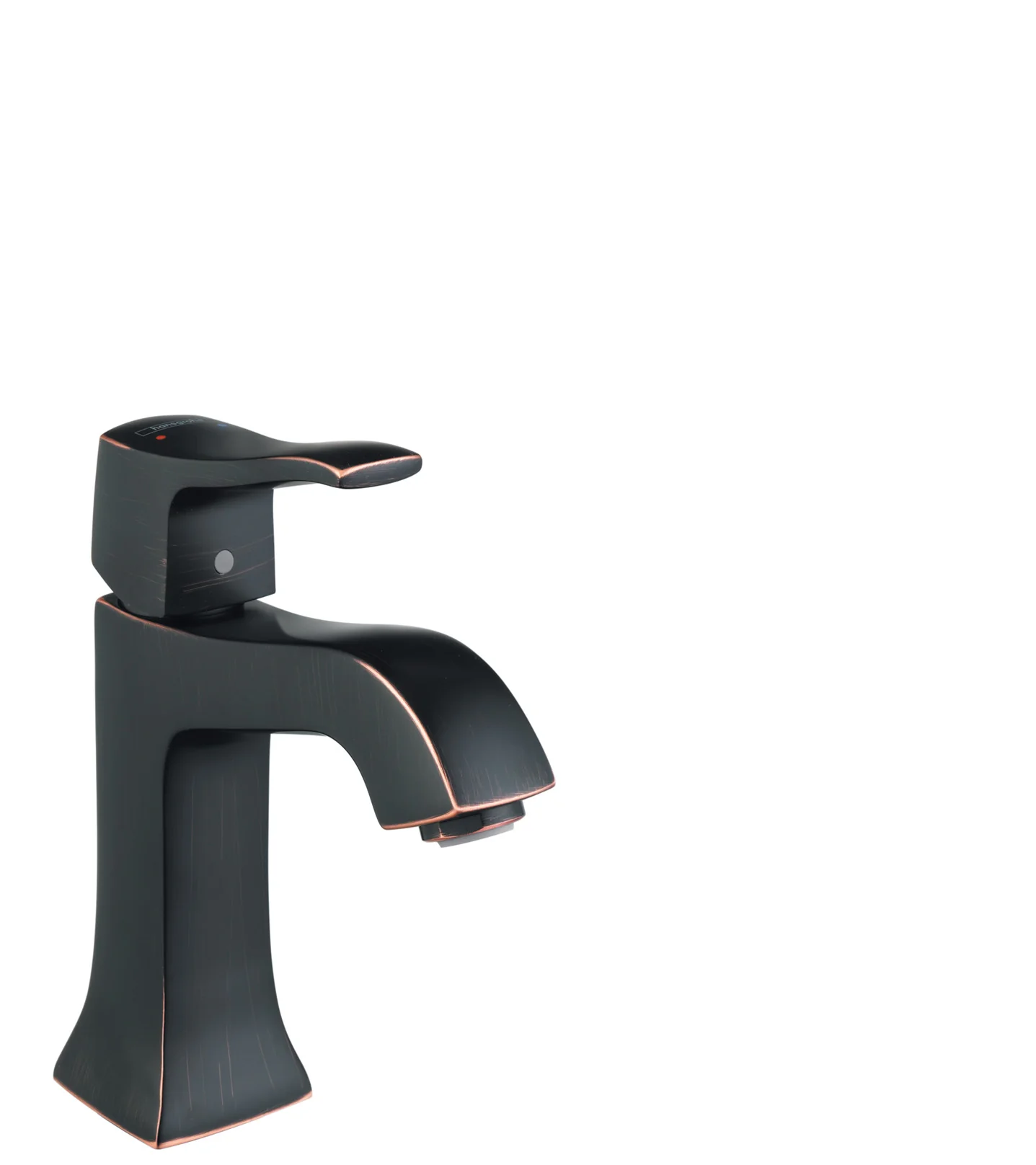 hansgrohe Metris C Single-Hole Faucet 100 with Pop-Up Drain, 1.2 GPM - Image 4