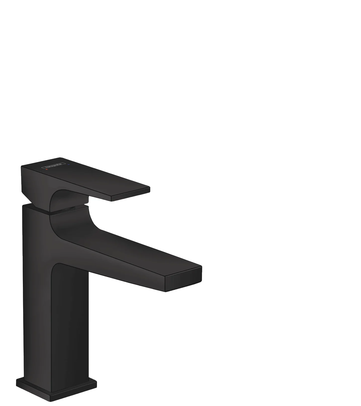 hansgrohe Metropol Single-Hole Faucet 110 with Lever Handle and Pop-Up Drain, 1.2 GPM - Image 4