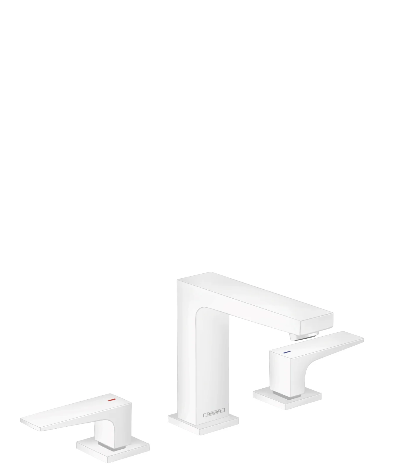 hansgrohe Metropol Widespread Faucet 110 with Lever Handles and Pop-Up Drain, 1.2 GPM - Image 5