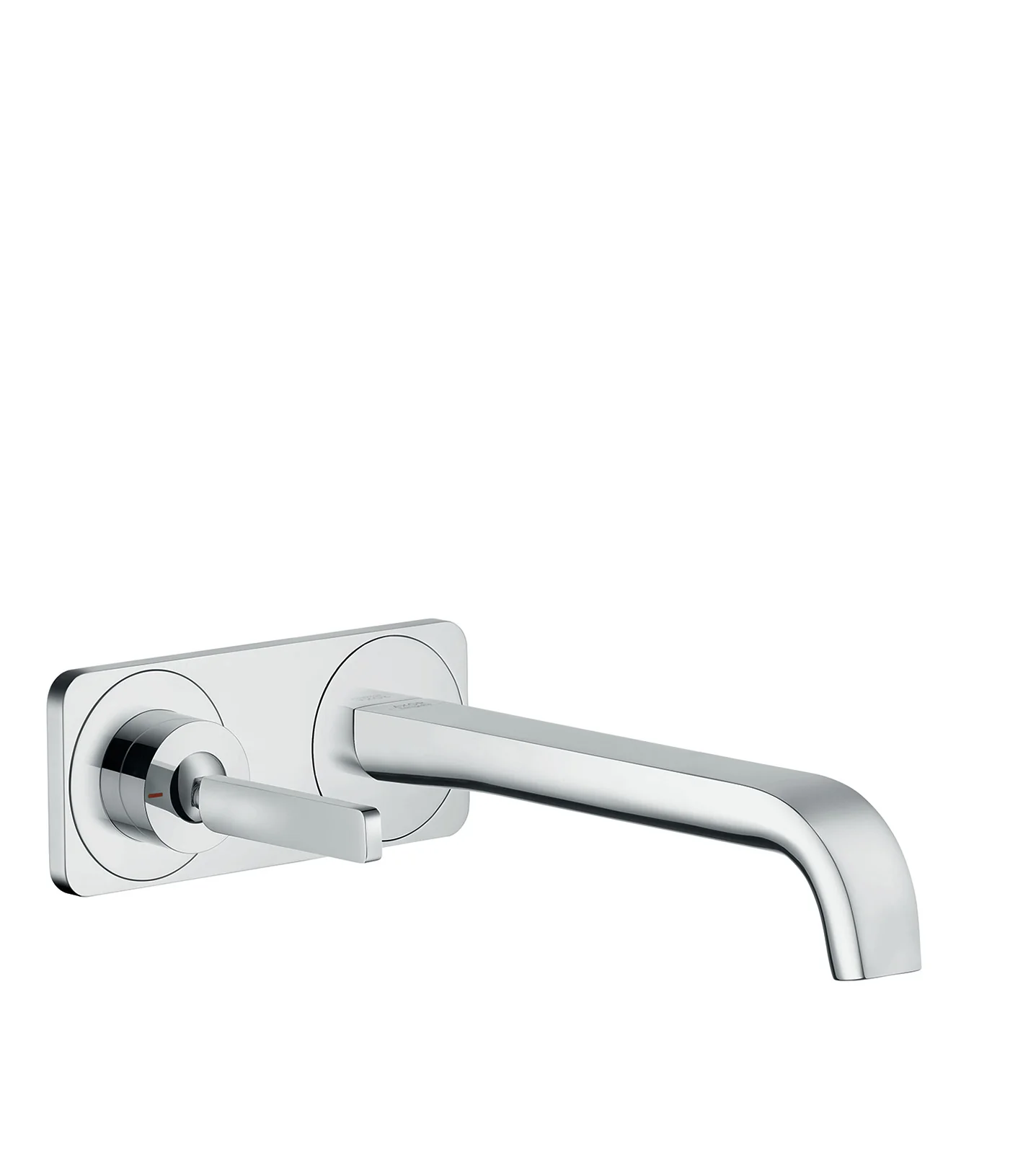 AXOR Citterio E Wall-Mounted Single-Handle Faucet Trim with Base Plate, 1.2 GPM