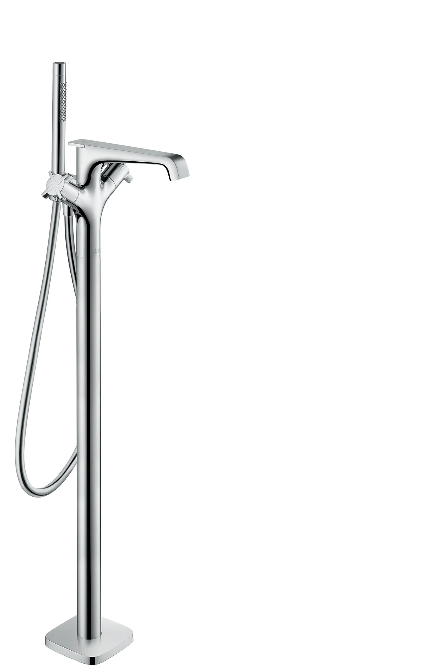 AXOR Citterio E Thermostatic Freestanding Tub Filler Trim with 1.75 GPM Handshower