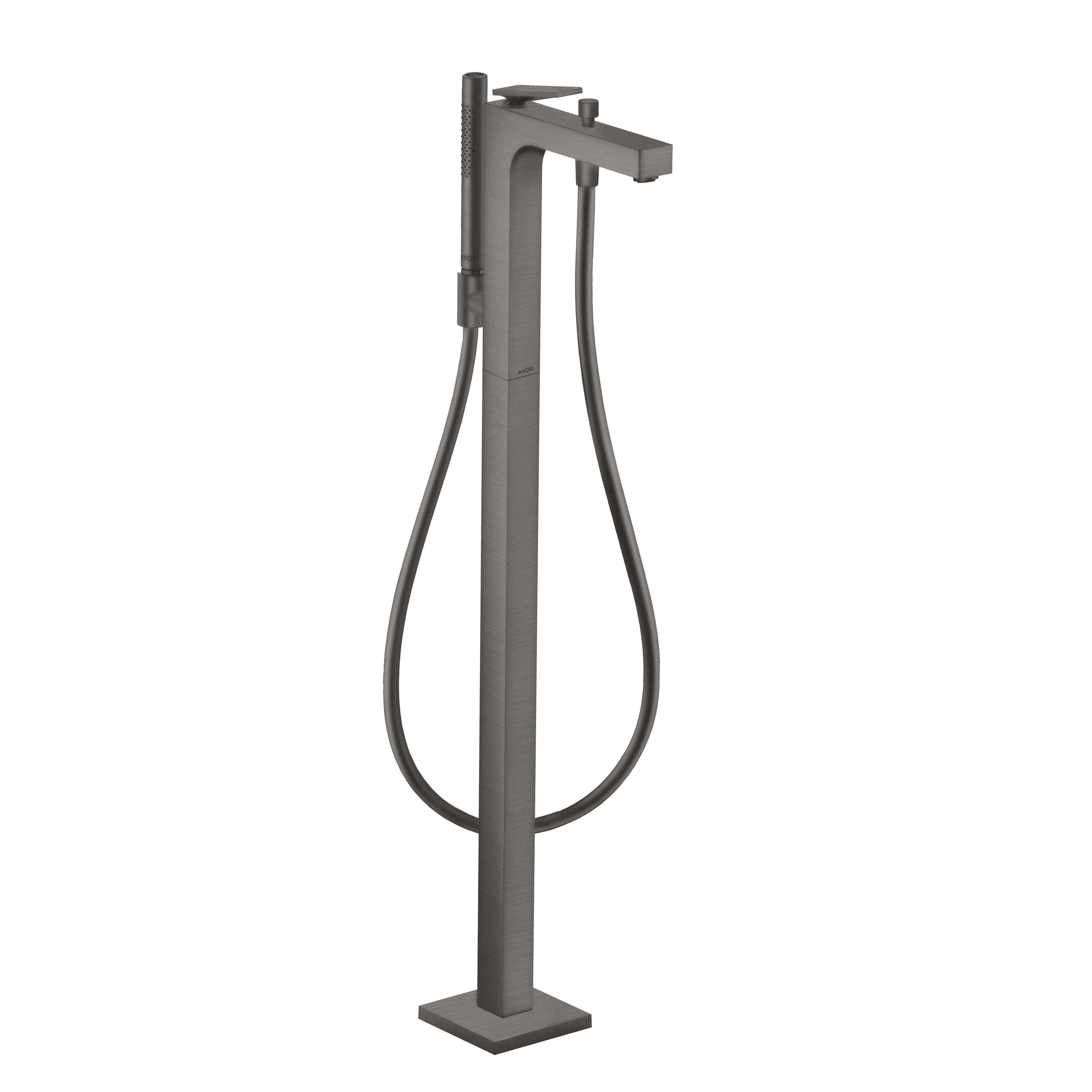 AXOR Citterio Freestanding Tub Filler Trim with 1.75 GPM Handshower- Rhombic Cut - Image 3
