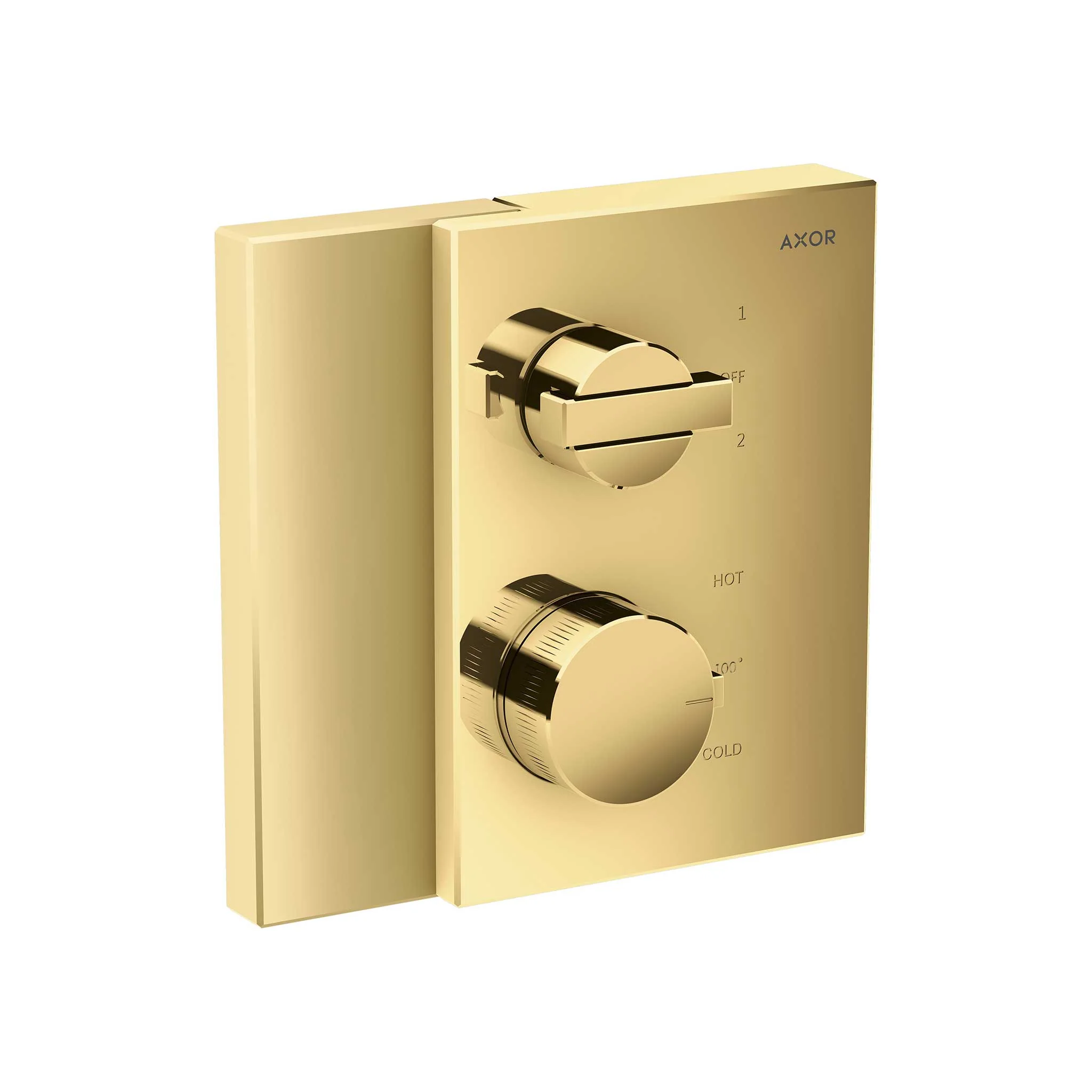 AXOR Edge Thermostatic Trim with Volume Control and Diverter - Image 3