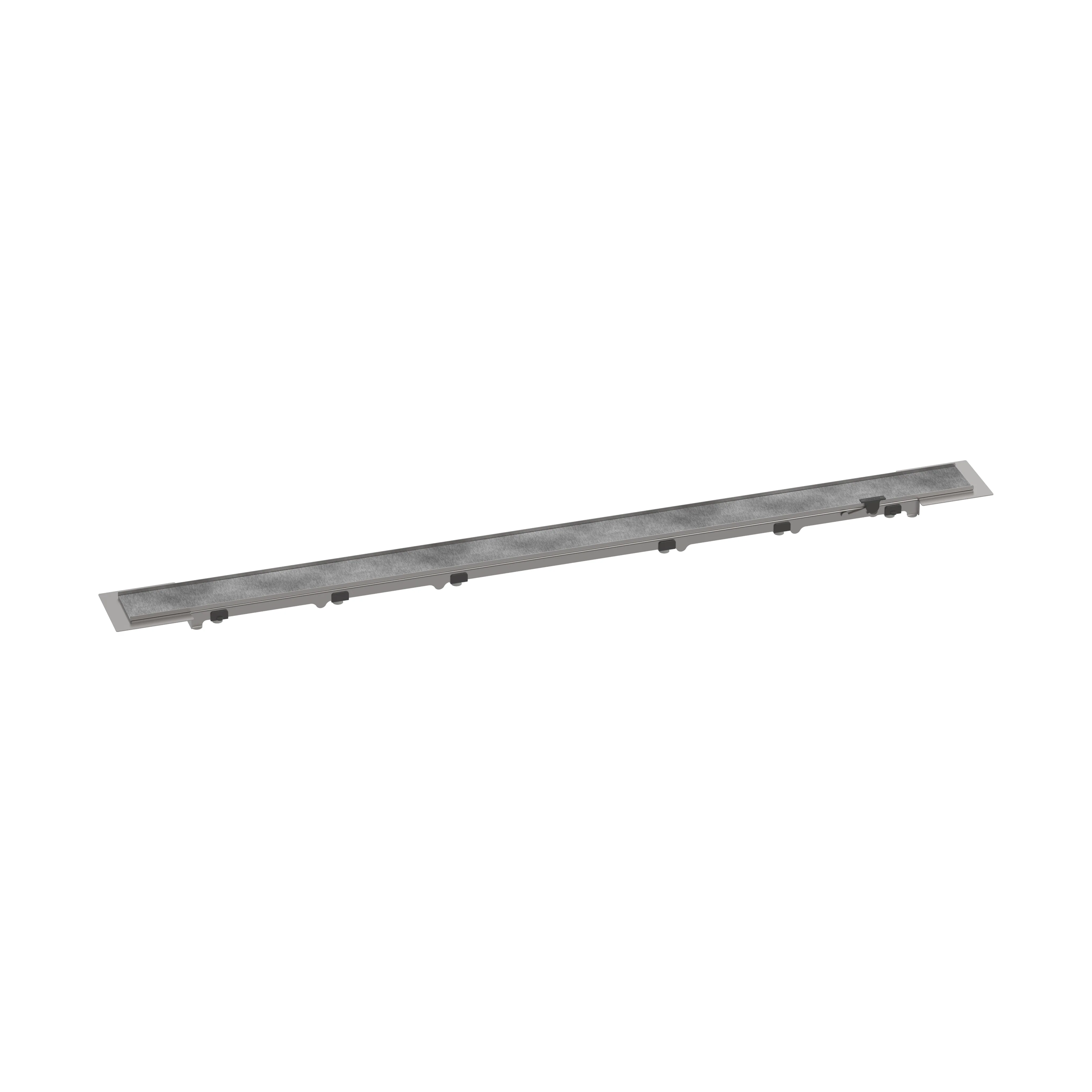 hansgrohe RainDrain Rock Trim Flex 35 1/4" Cut to Size and Tileable