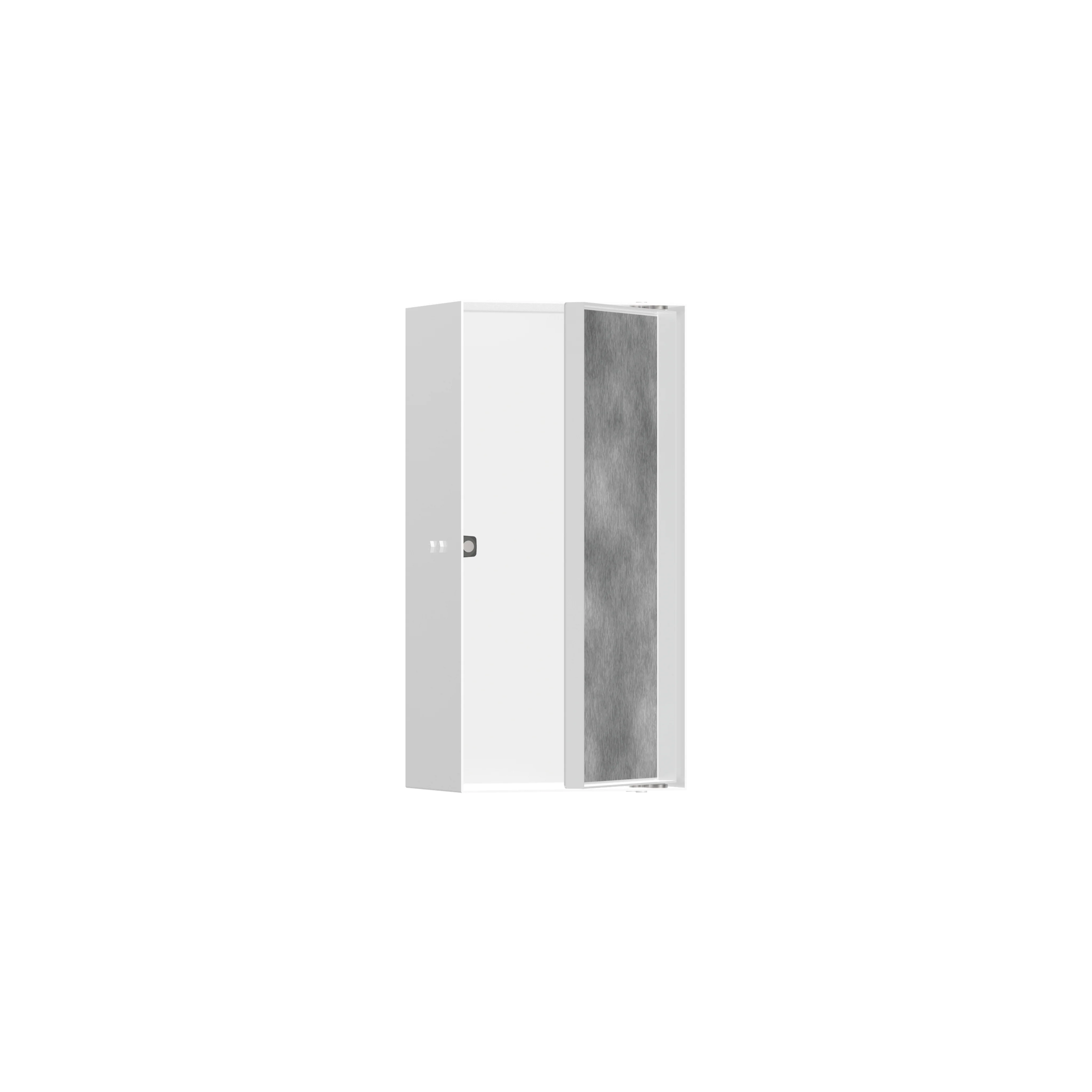 hansgrohe XtraStoris Rock Wall Niche with Tileable Door 12"x 6"x 4" - Image 2