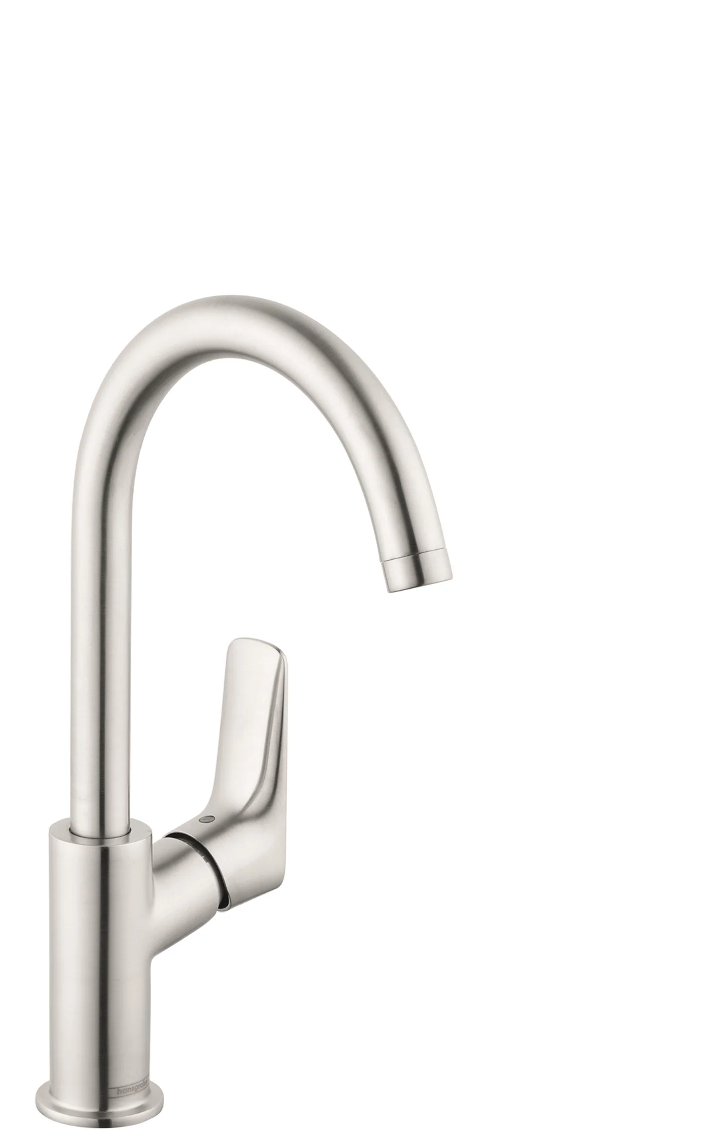 hansgrohe Logis Single-Hole Faucet 210 with Swivel Spout and Pop-Up Drain, 1.2 GPM - Image 2