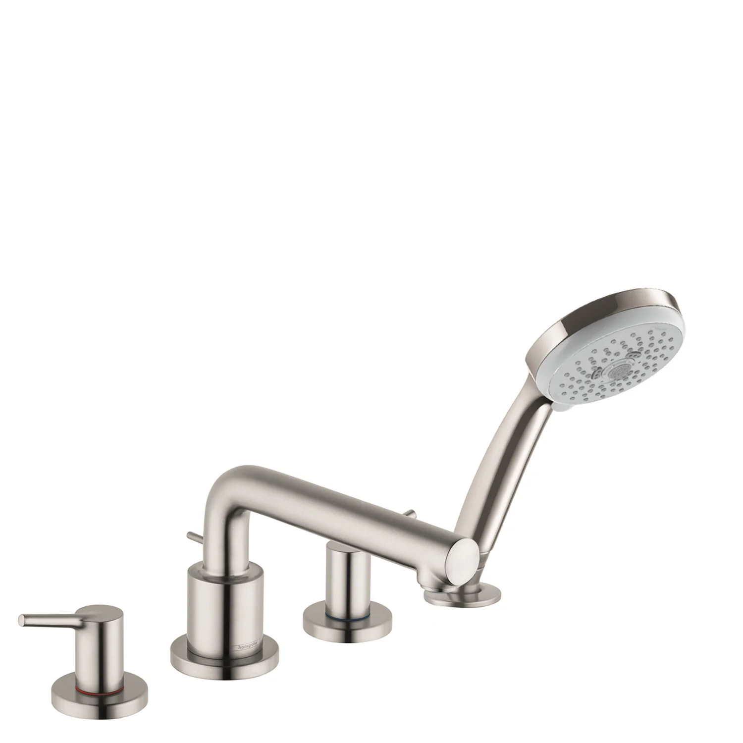 hansgrohe Talis S 4-Hole Roman Tub Set Trim with 1.8 GPM Handshower - Image 2