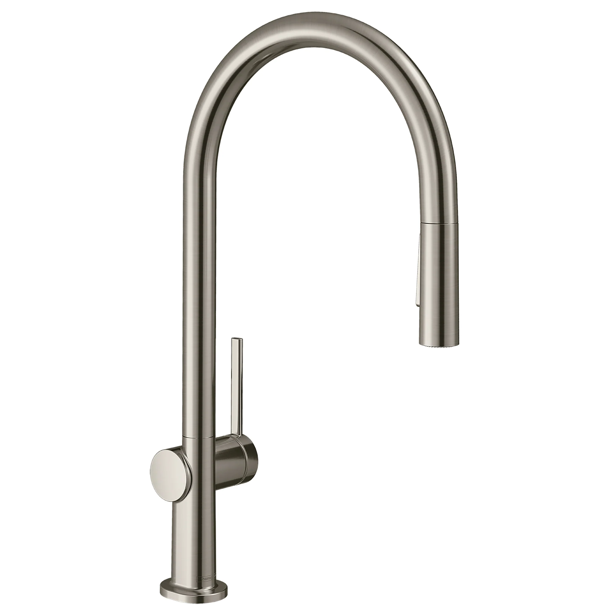 hansgrohe Talis N HighArc Kitchen Faucet, O-Style 2-Spray Pull-Down, 1.75 GPM - Image 5