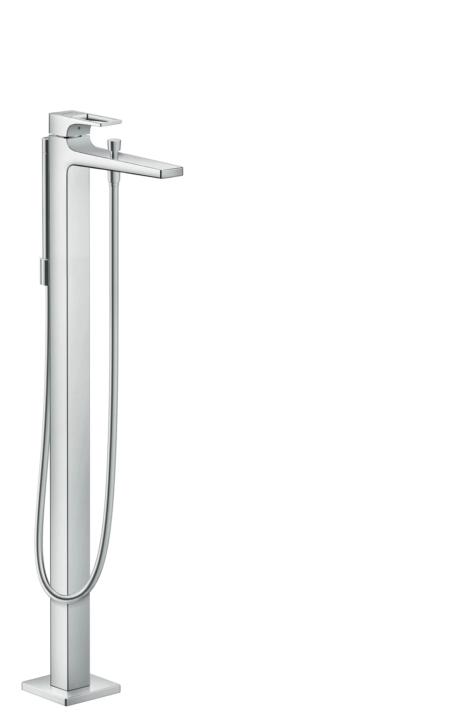 hansgrohe Metropol Freestanding Tub Filler Trim with Loop Handle and 1.75 GPM Handshower