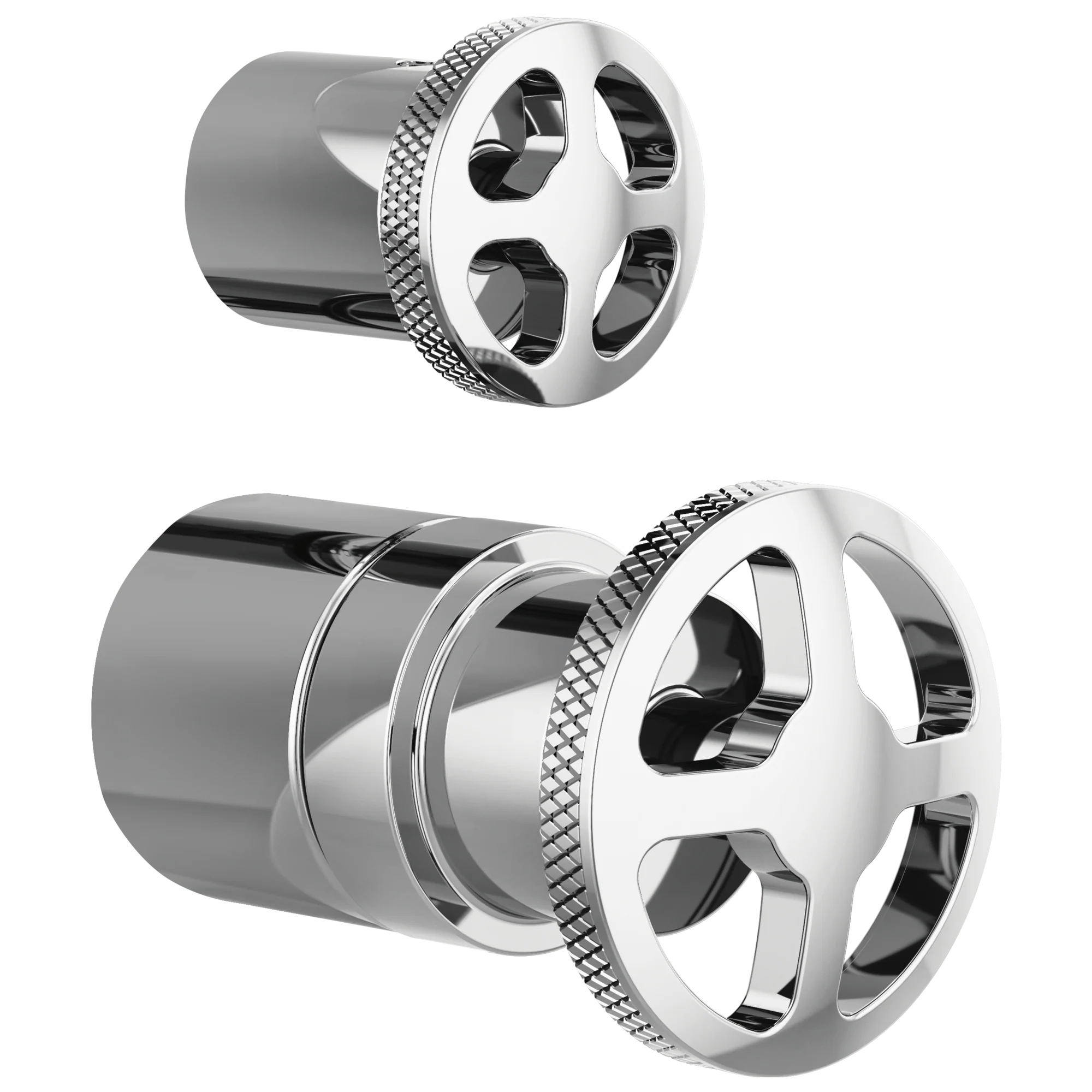 Brizo Litze: Pressure Balance Valve with Integrated Diverter Trim Wheel Handle Kit - Image 3