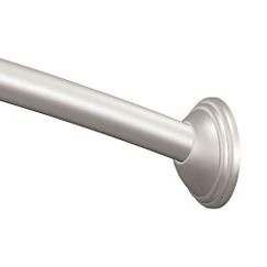 Moen CSR2155 Brushed nickel 5' curved shower rod