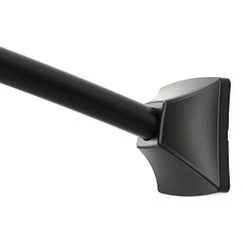 Moen CSR2164 Brushed gold adjustable curved shower rod - Image 2