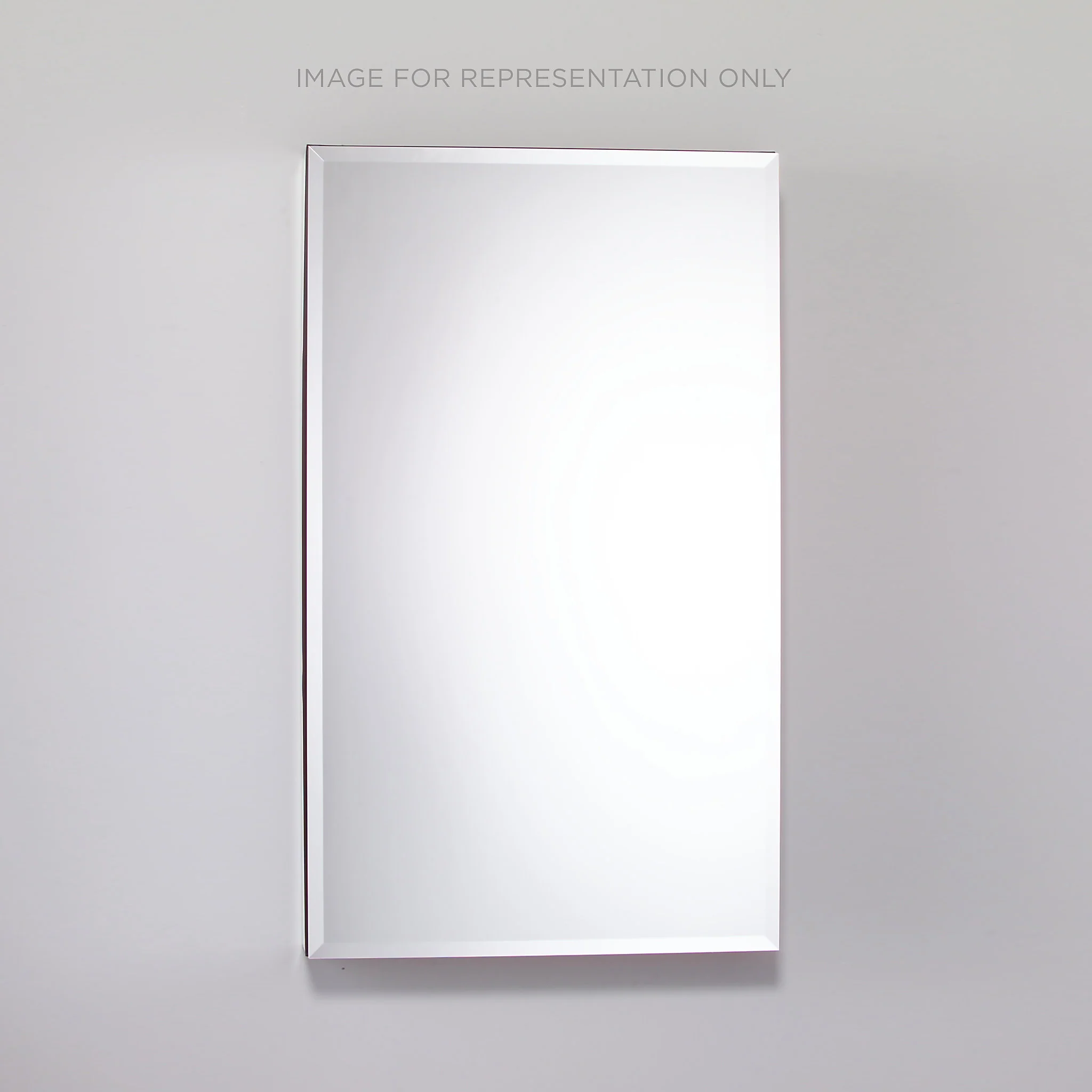 robern MC2430D6FBRE2 M Series Cabinet, 24" x 30" x 6", Flat Top, Bevel Edge, Right Hinge, Electric