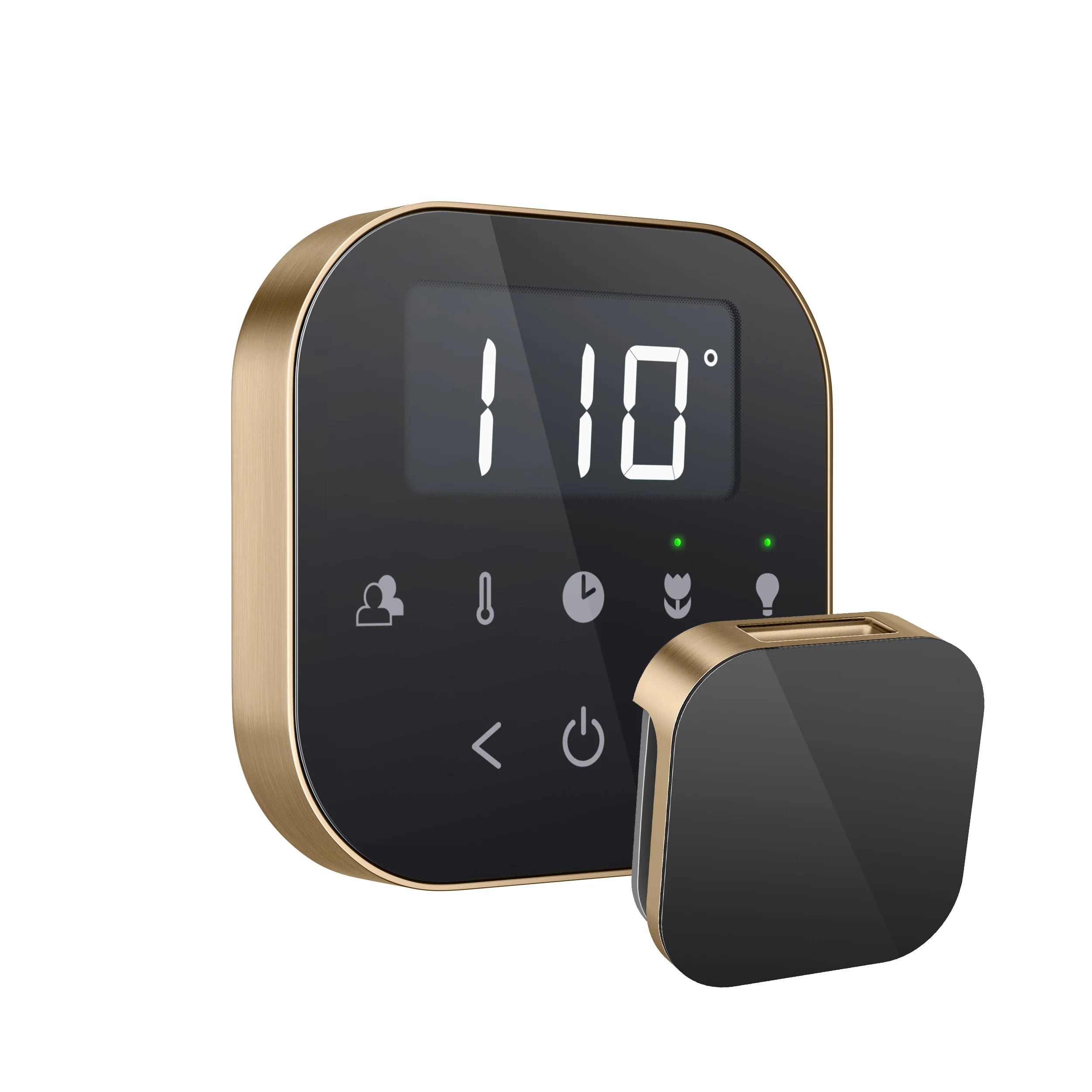mr. steam ABUTLERXW-SB AirButler® Max Steam Generator Control Kit / Package in White Satin Brass