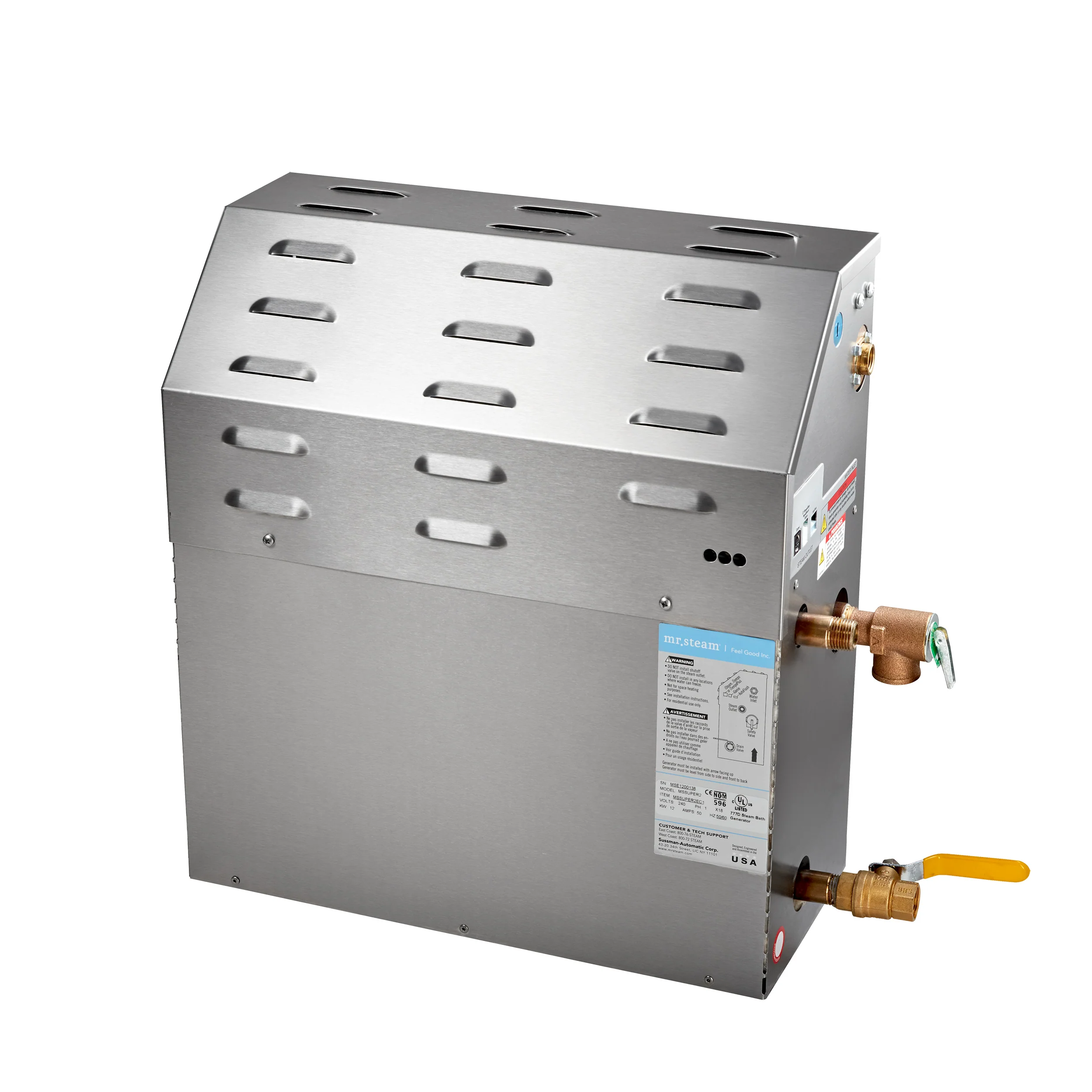 Mr. Steam MSSUPER1EC1X MSSUPER1 10KW Generator with Express Steam
