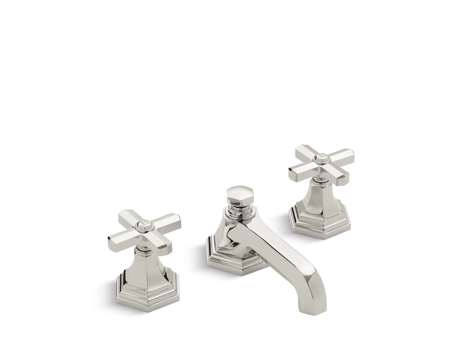 Kallista P22731-00-CP For Town Sink Faucet, Low Spout, Cross Handles - Image 2